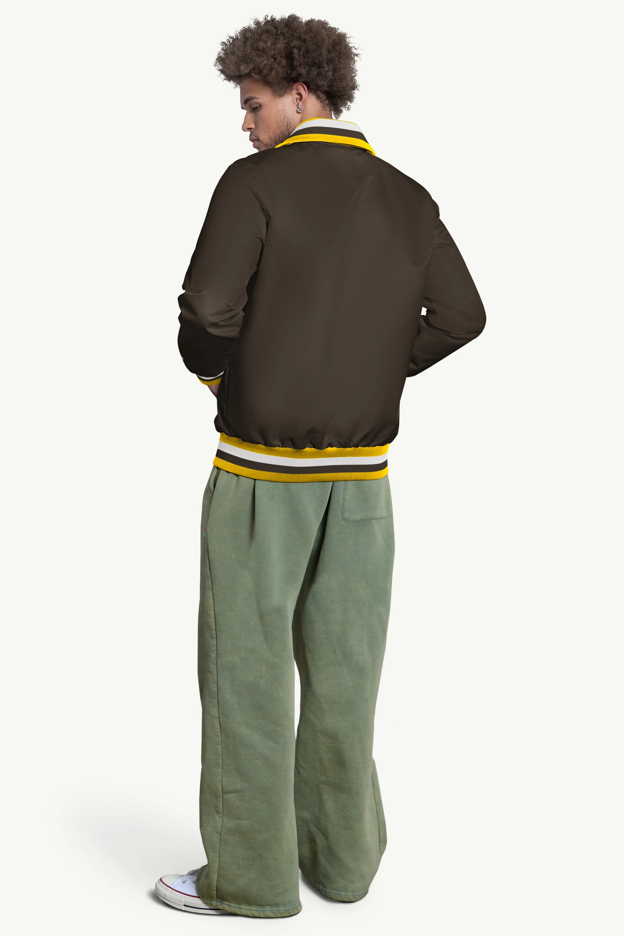 MENS SAN DIEGO PADRES CAPTAIN VARSITY JACKET - Image 2