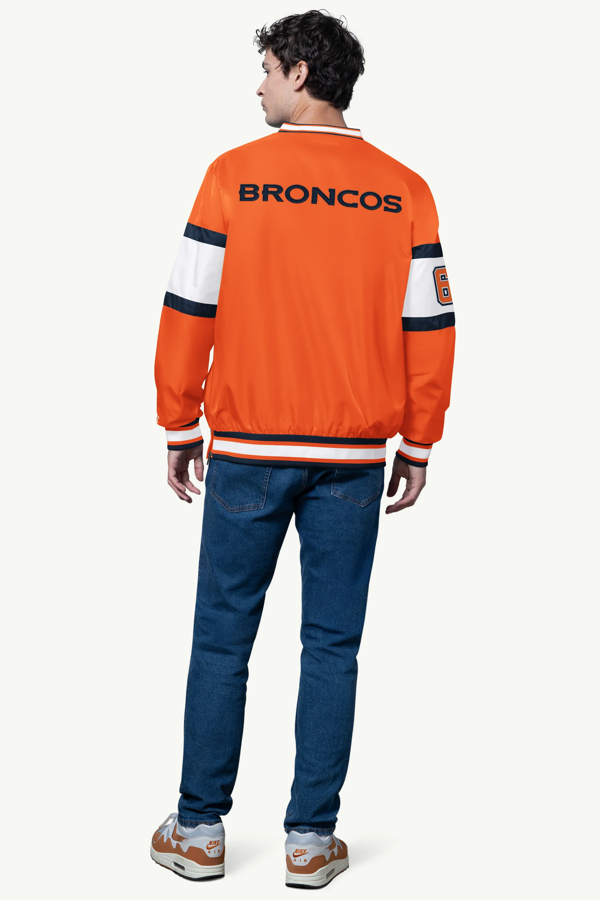 MENS DENVER BRONCOS SIGNAL COLLAR PULLOVER - Image 3