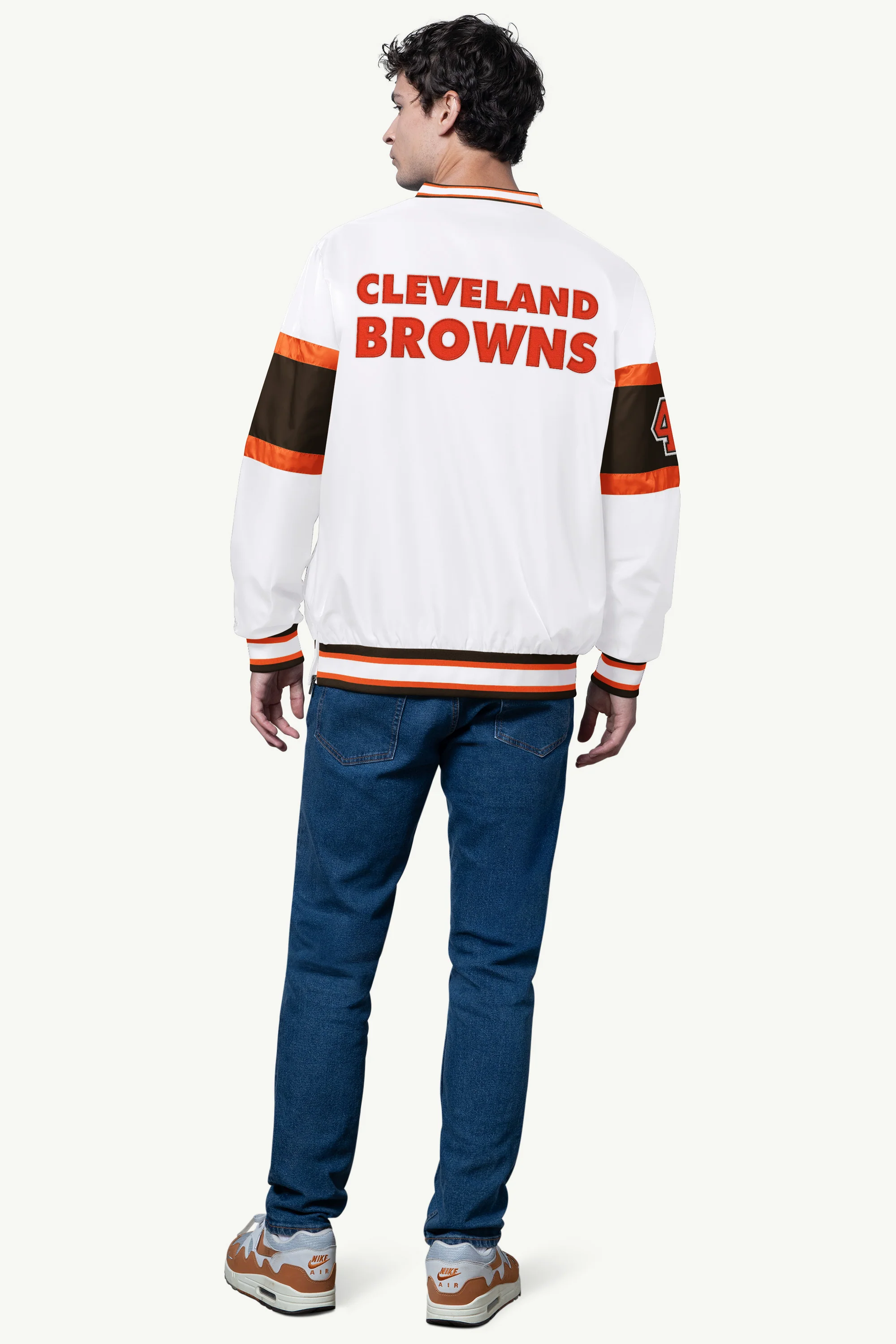 MENS CLEVELAND BROWNS SIGNAL COLLAR PULLOVER - Image 3