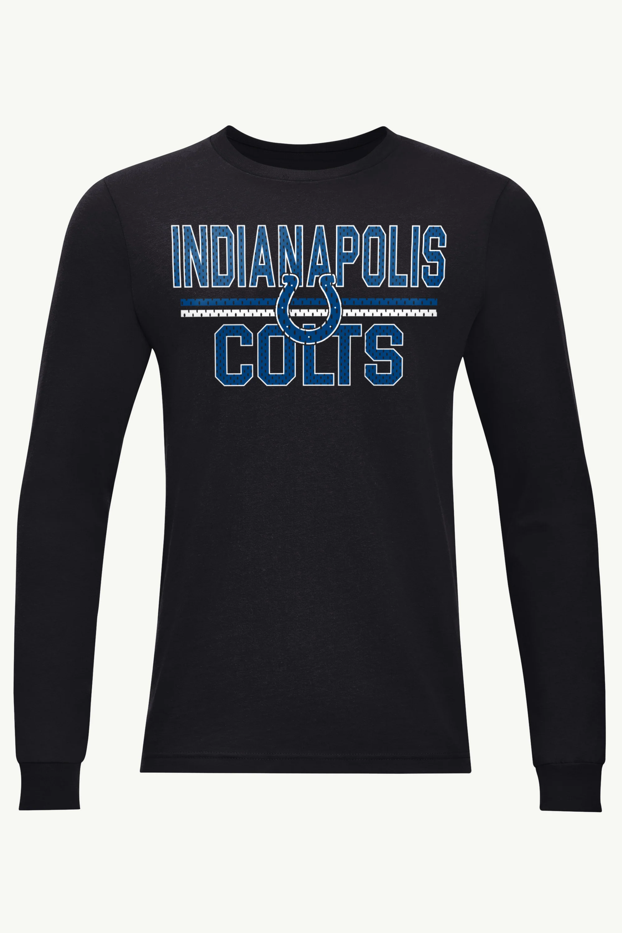 MENS INDIANAPOLIS COLTS MESH LOOK LONG SLEEVE T SHIRT