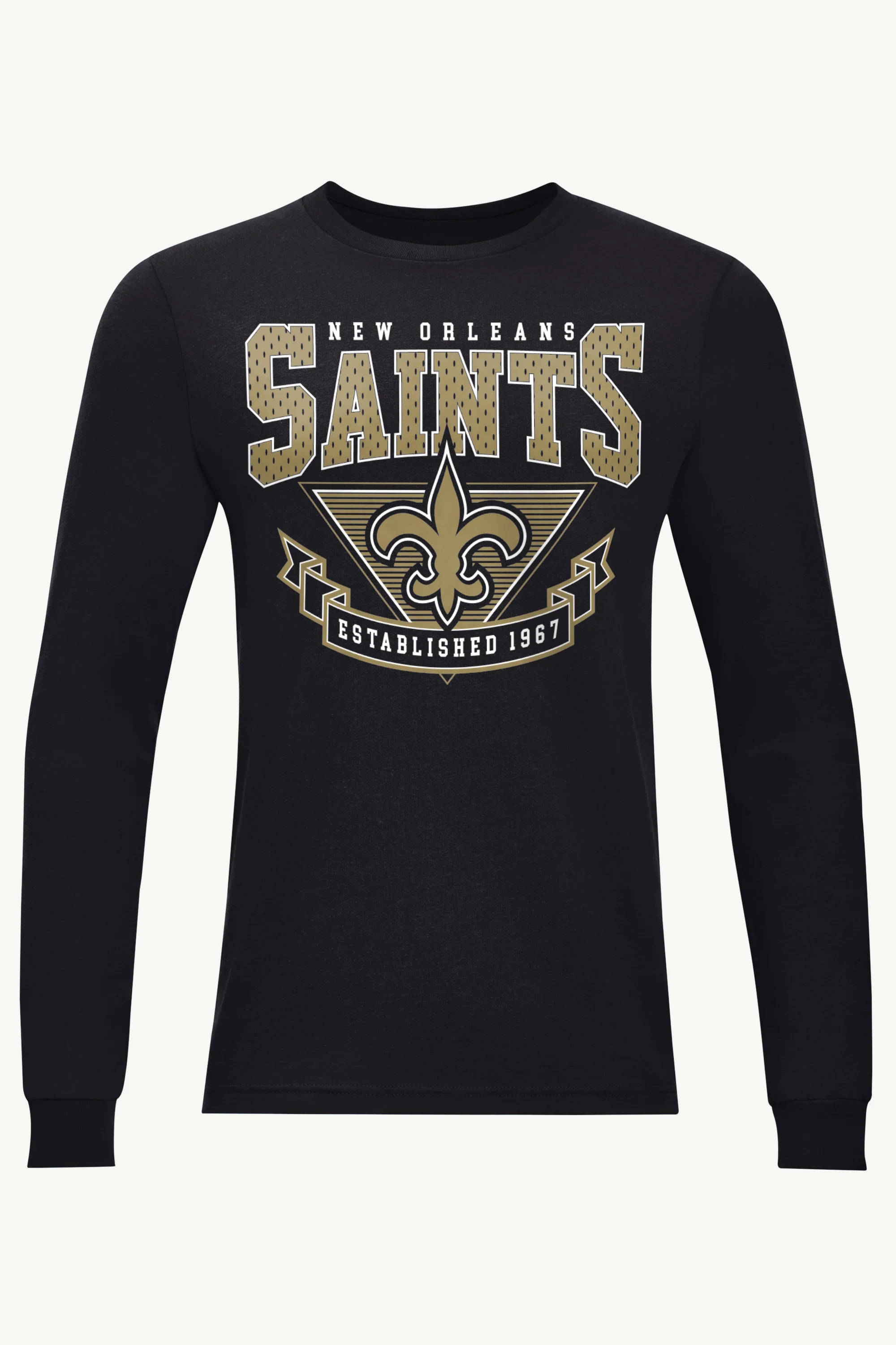 MENS NEW ORLEANS SAINTS 80's INSPIRED LONG SLEEVE T SHIRT