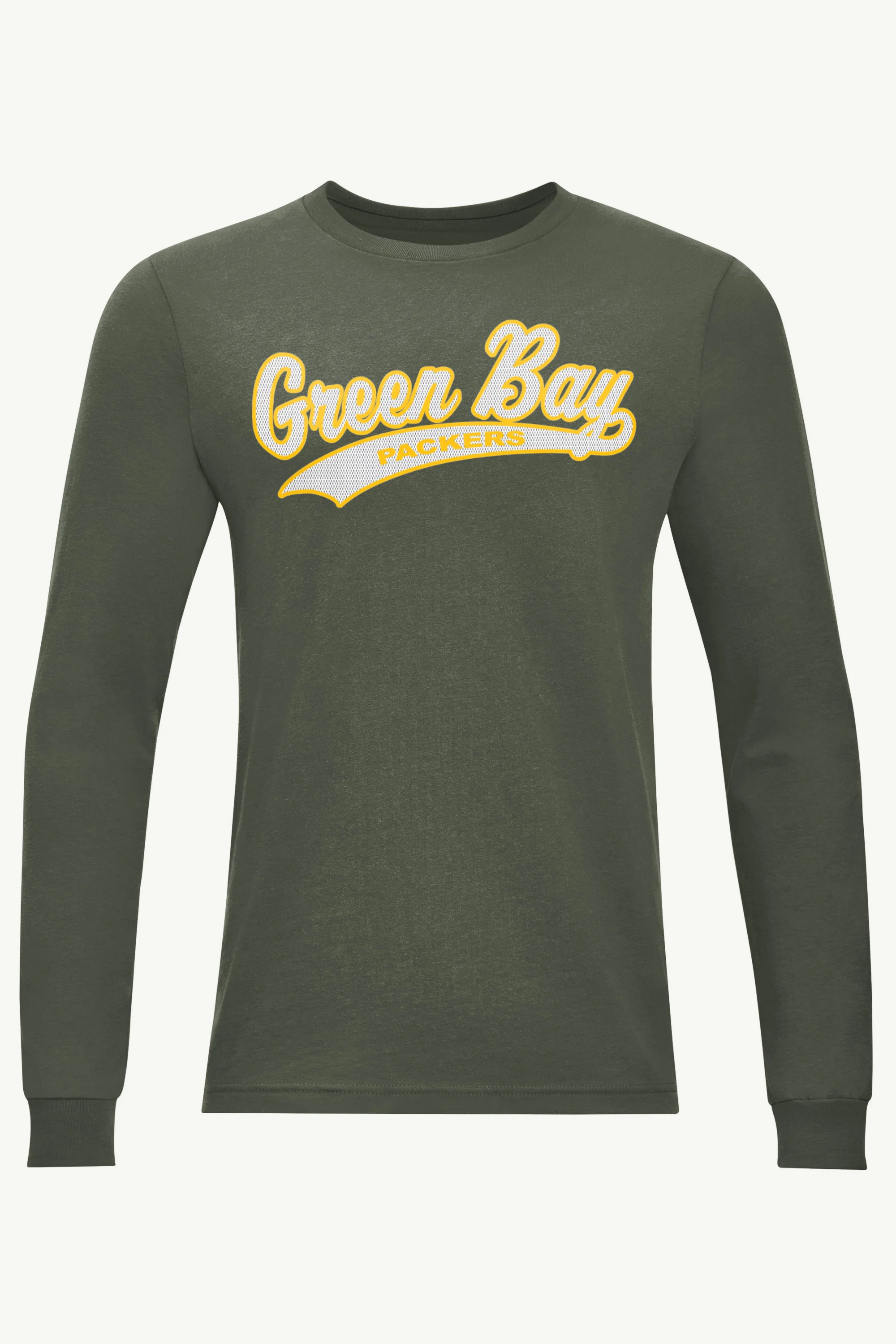 MENS GREEN BAY PACKERS TAILSWEEP LONG SLEEVE T SHIRT