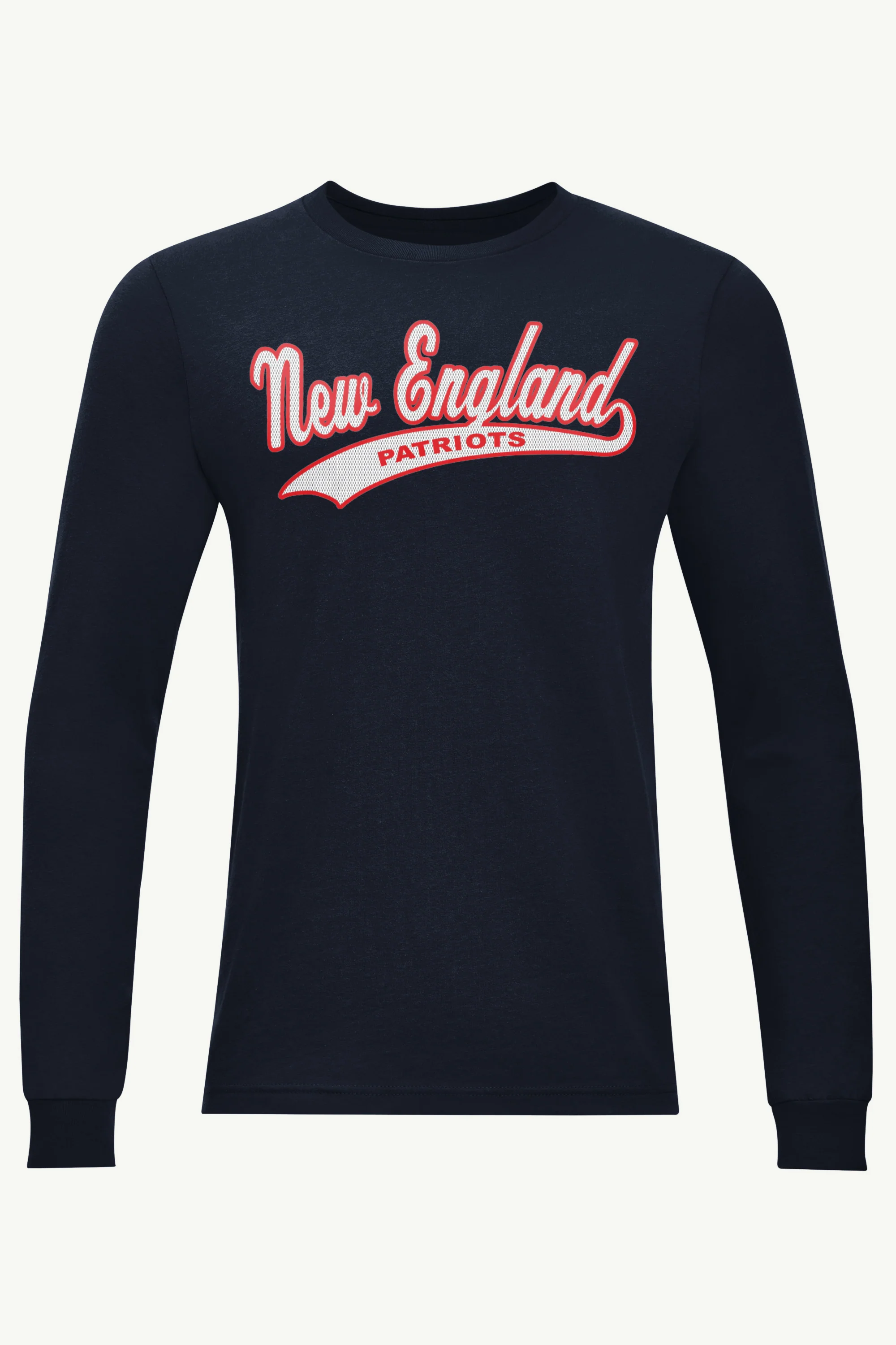 MENS NEW ENGLAND PATRIOTS TAILSWEEP LONG SLEEVE T SHIRT