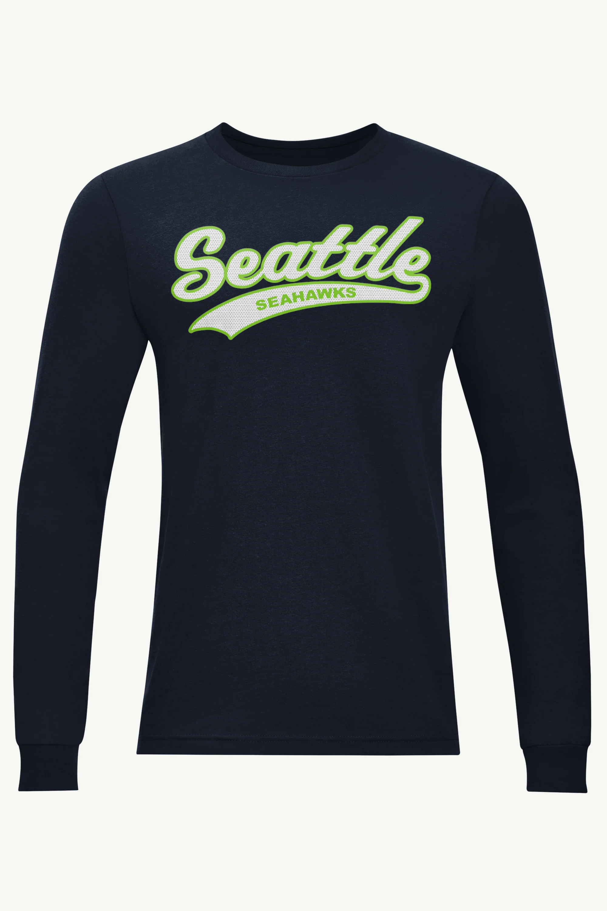 MENS SEATTLE SEAHAWKS TAILSWEEP LONG SLEEVE T SHIRT