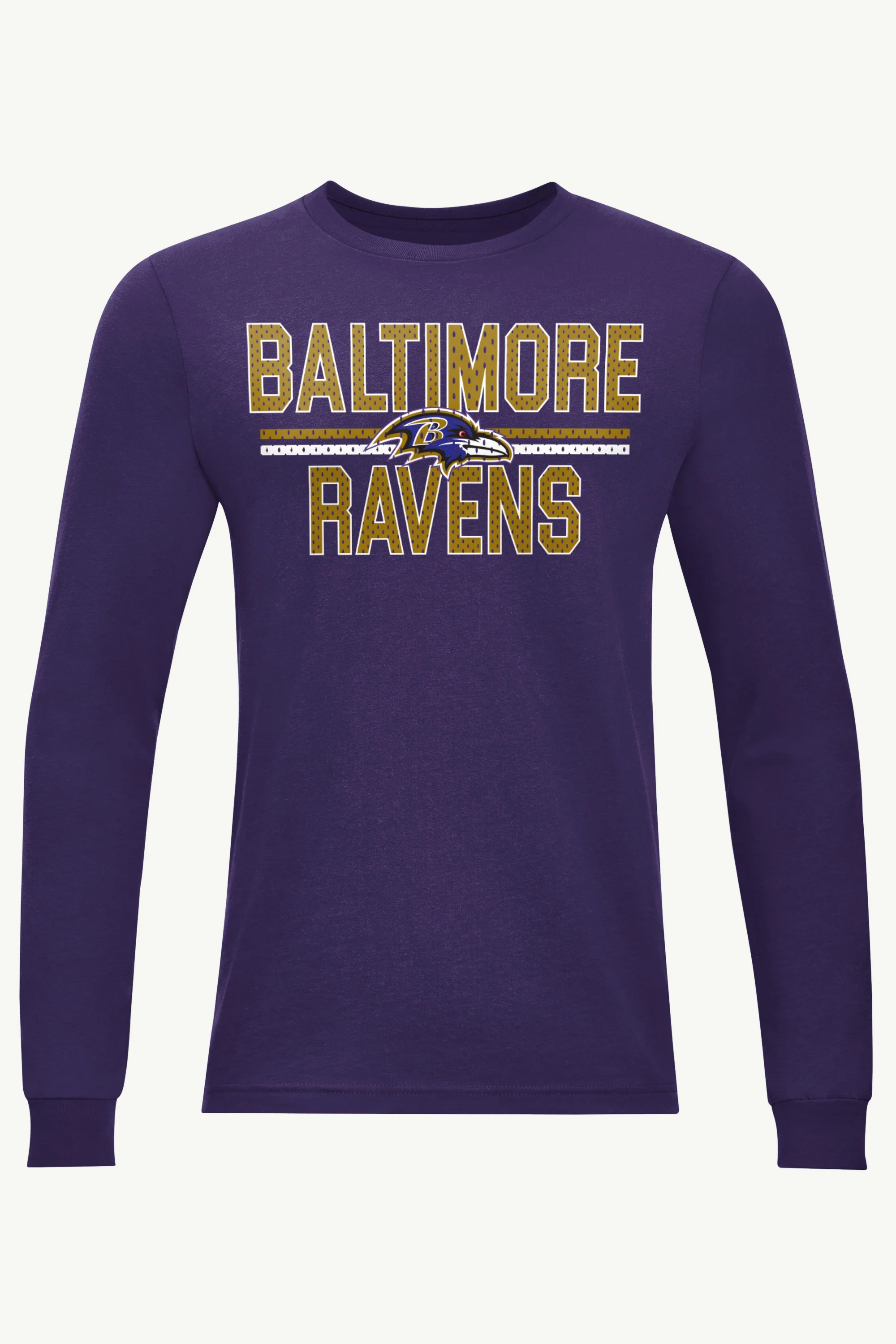 MENS BALTIMORE RAVENS MESH LOOK LONG SLEEVE T SHIRT