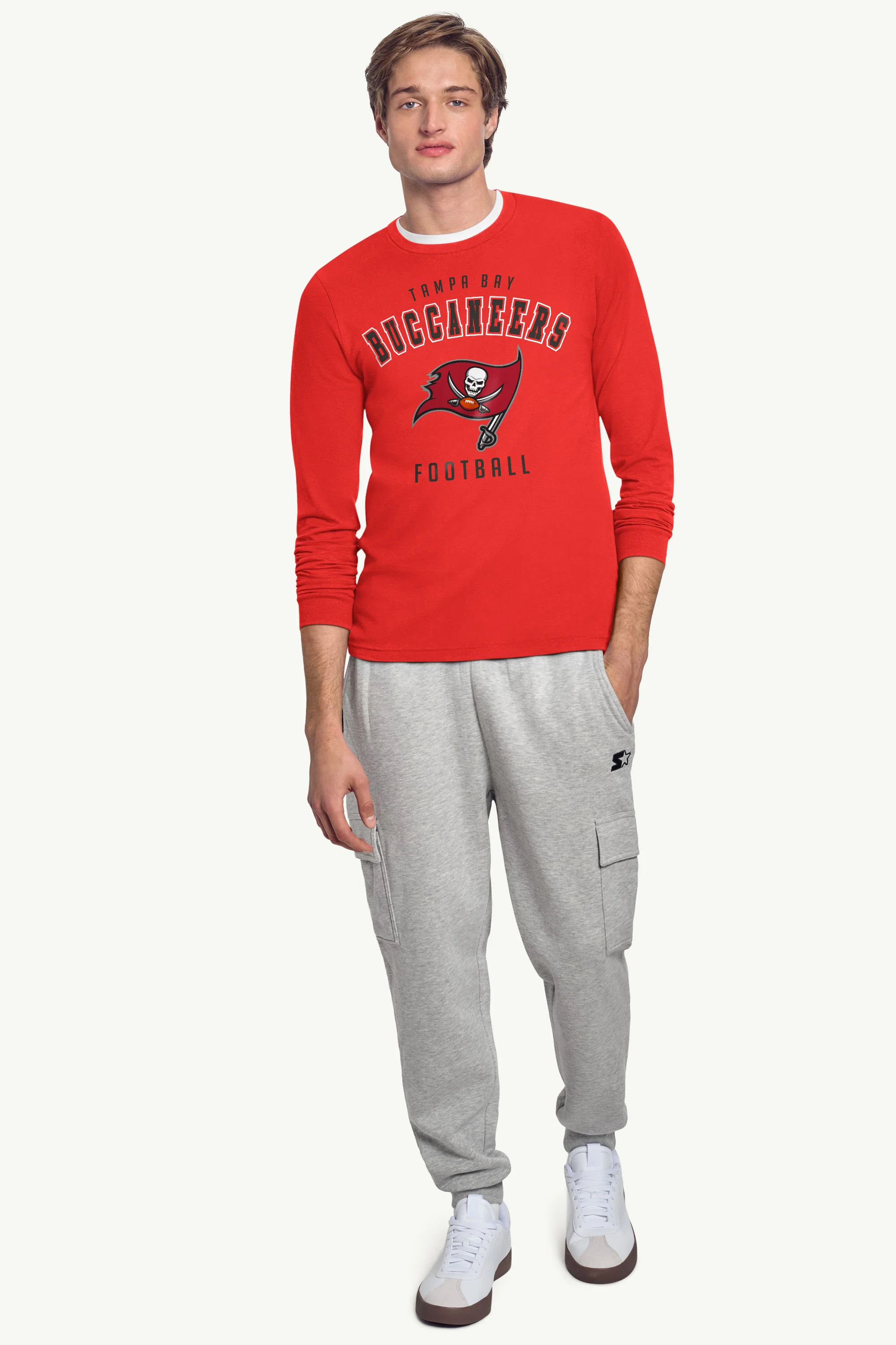 MENS TAMPA BAY BUCCANEERS LONG SLEEVE T SHIRT - Image 3