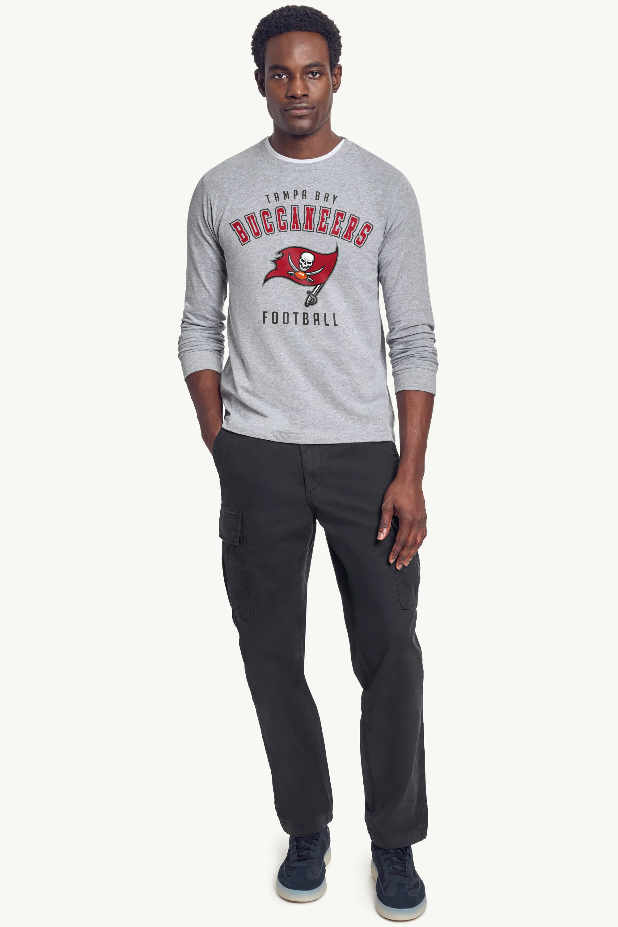 MENS TAMPA BAY BUCCANEERS LONG SLEEVE T SHIRT - Image 3
