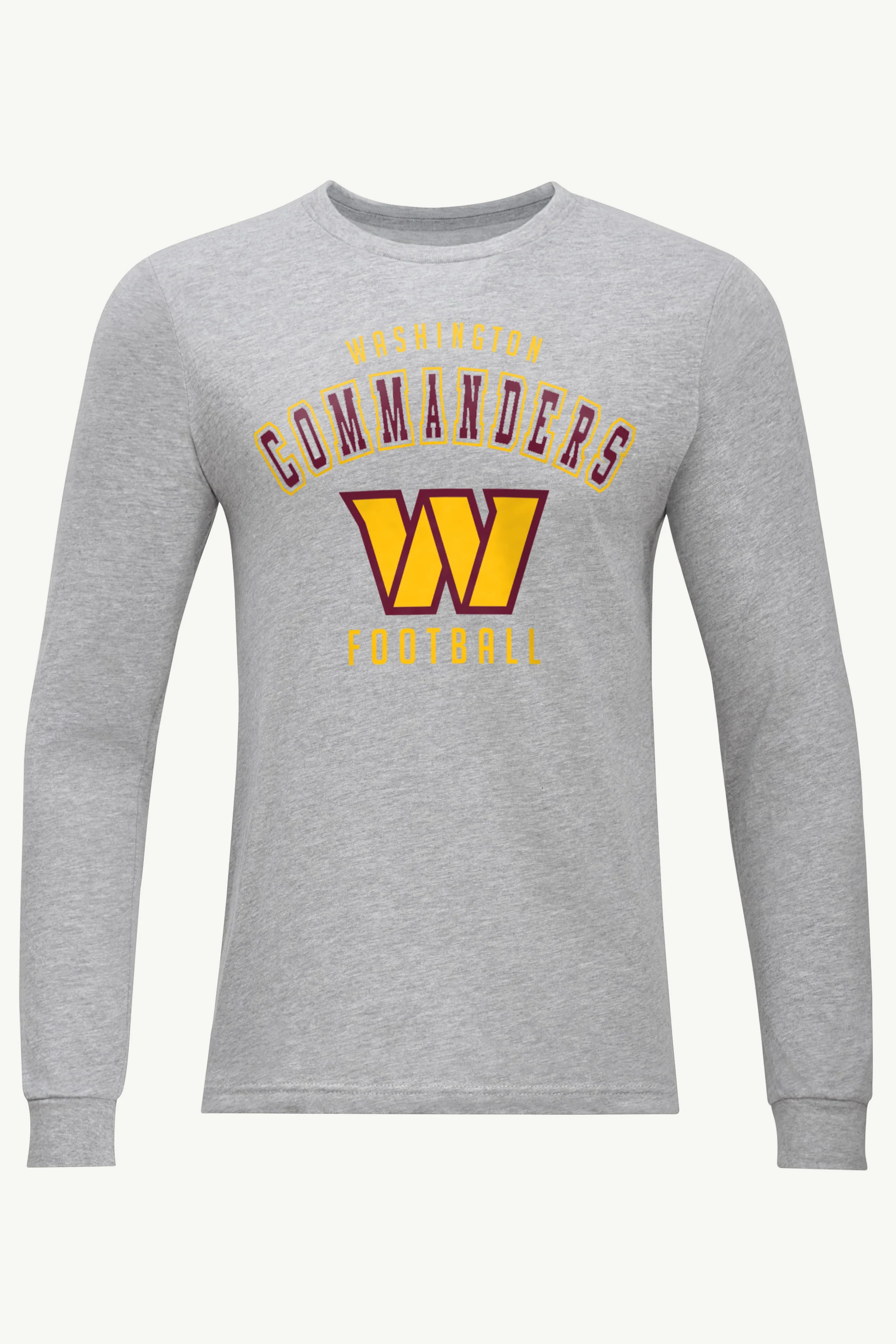 MENS WASHINGTON COMMANDERS LONG SLEEVE T SHIRT
