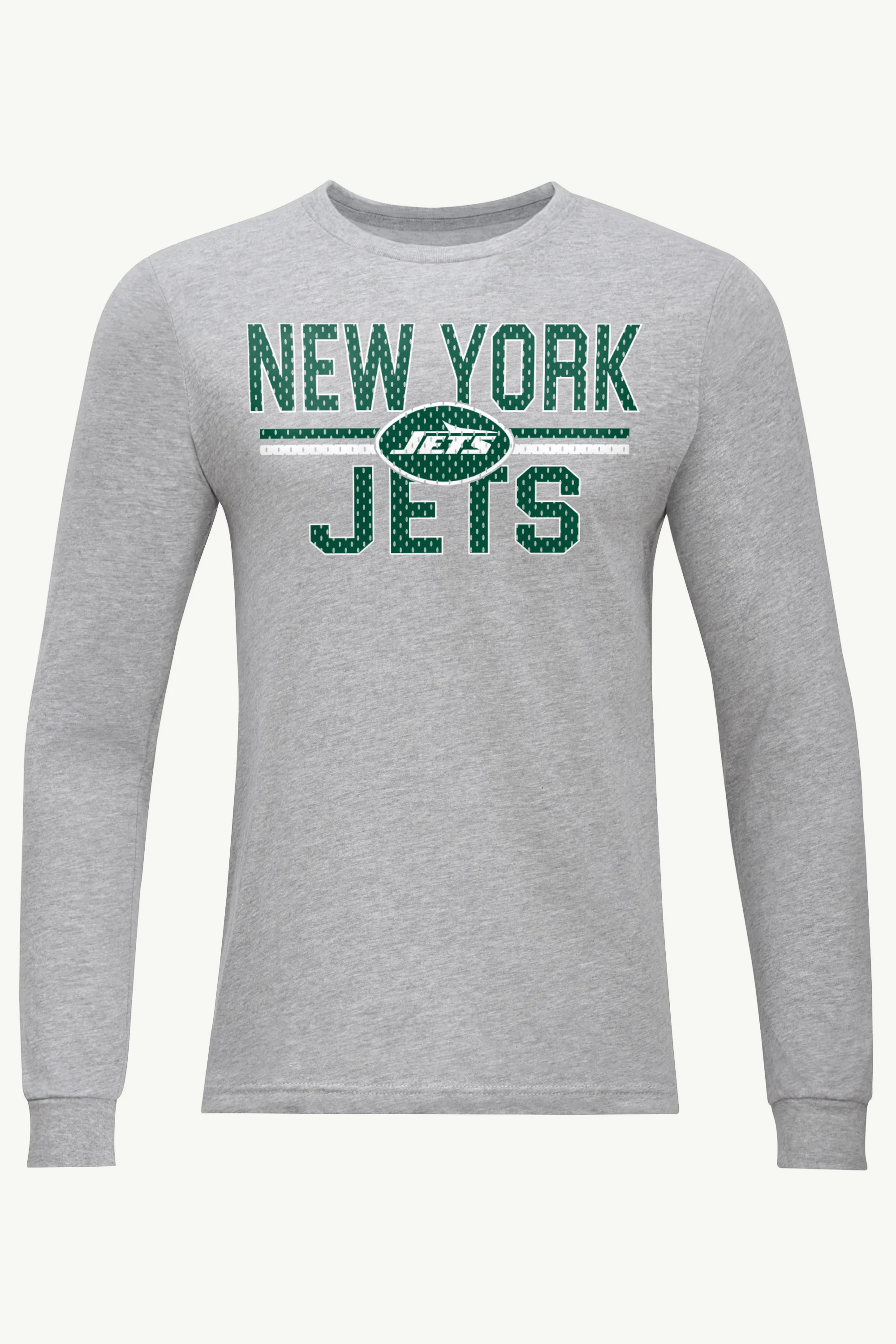 MENS NEW YORK JETS MESH LOOK LONG SLEEVE T SHIRT