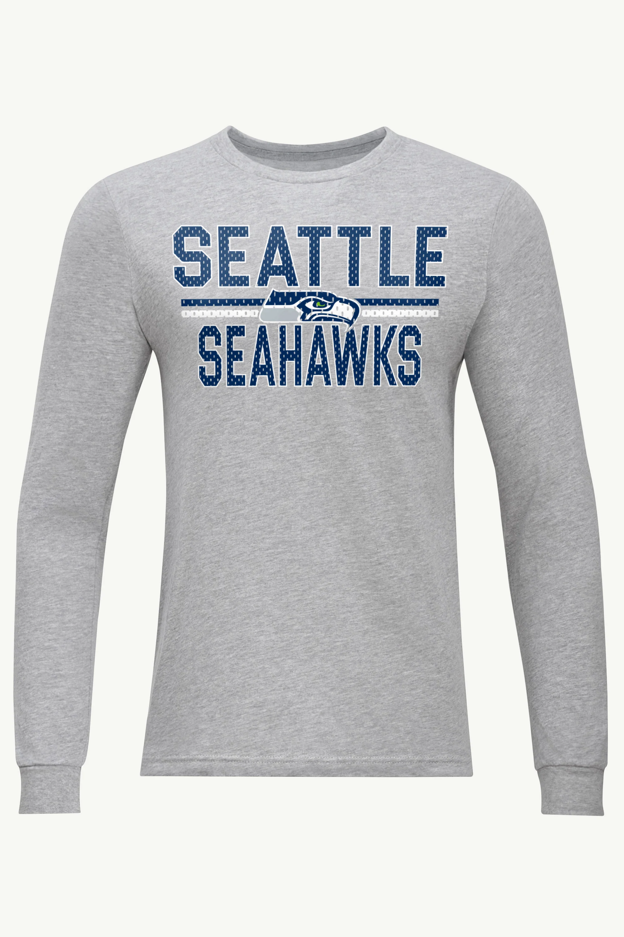MENS SEATTLE SEAHAWKS MESH LOOK LONG SLEEVE T SHIRT