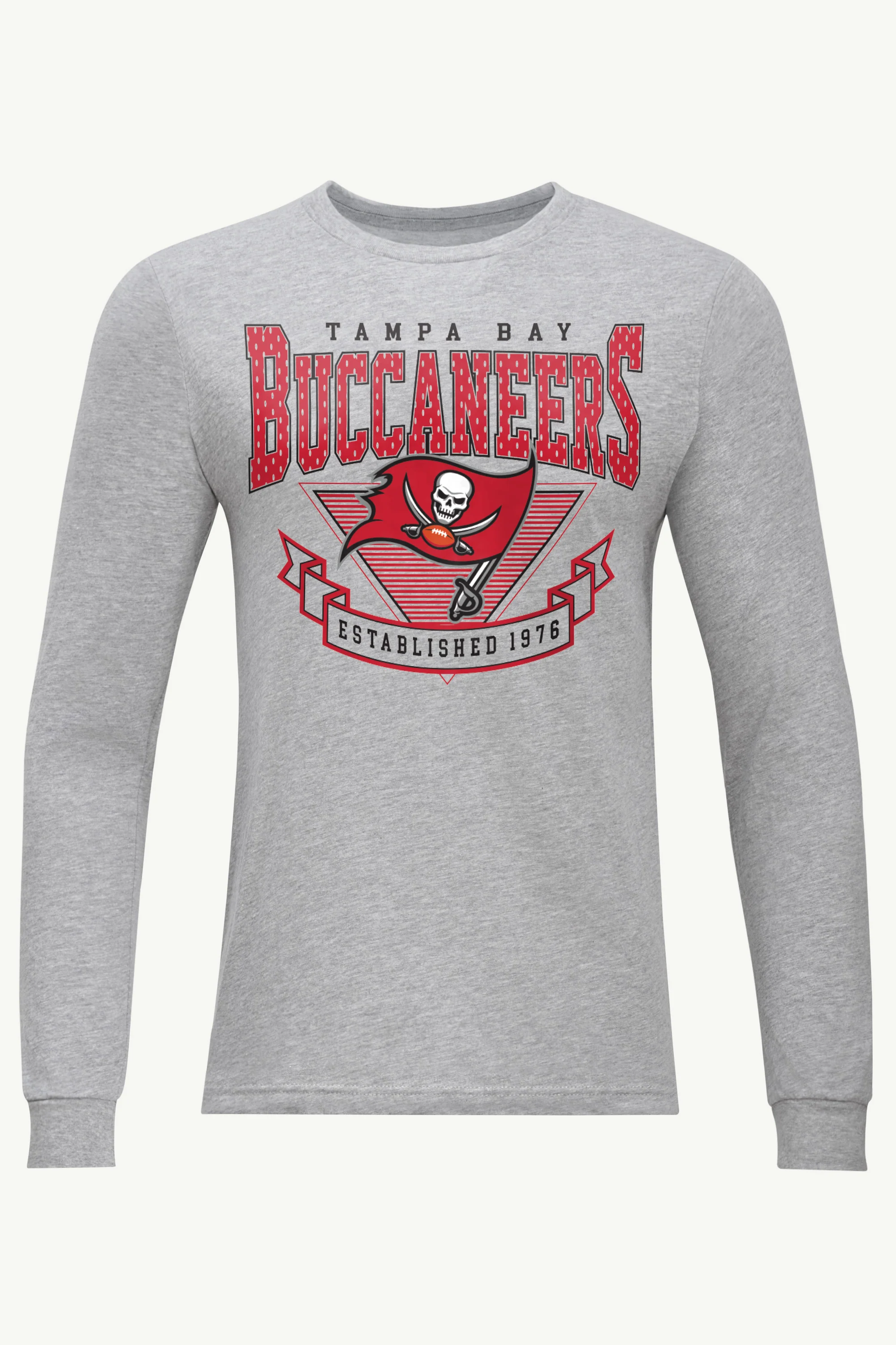 MENS TAMPA BAY BUCCANEERS 80's INSPIRED LONG SLEEVE T SHIRT