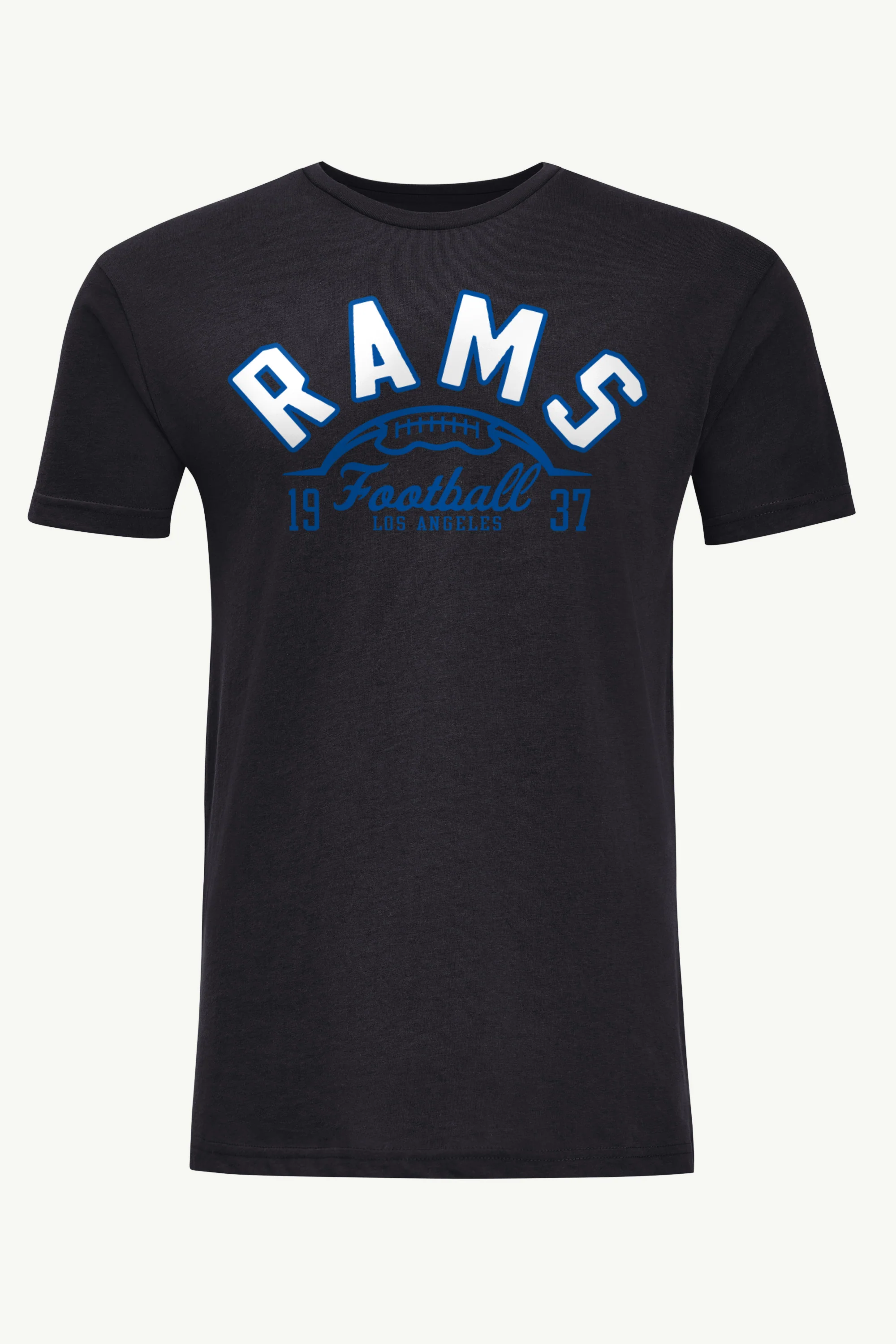 MENS LOS ANGELES RAMS HALF BALL T SHIRT
