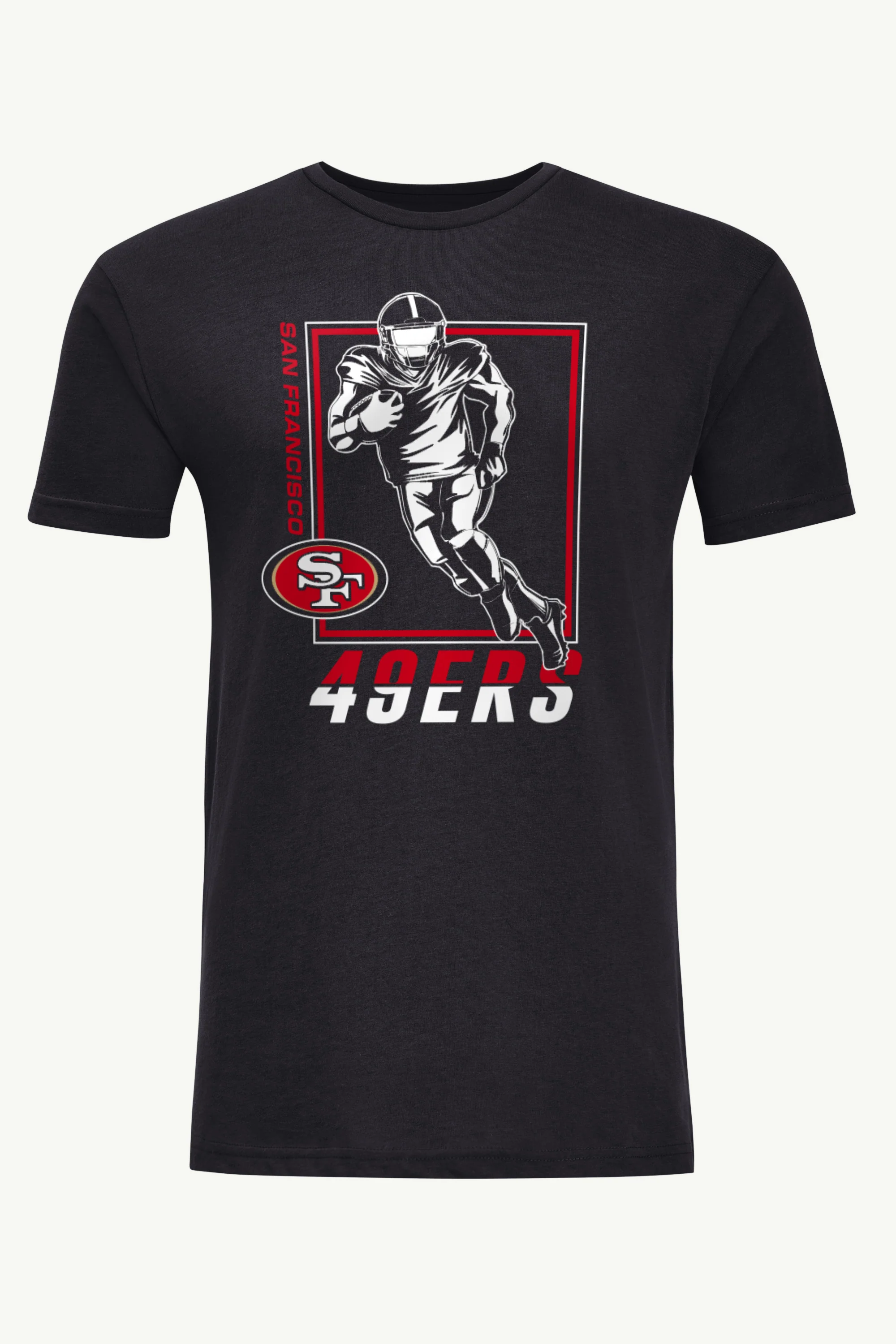 MENS SAN FRANCISCO 49ERs PLAYER GRID T SHIRT