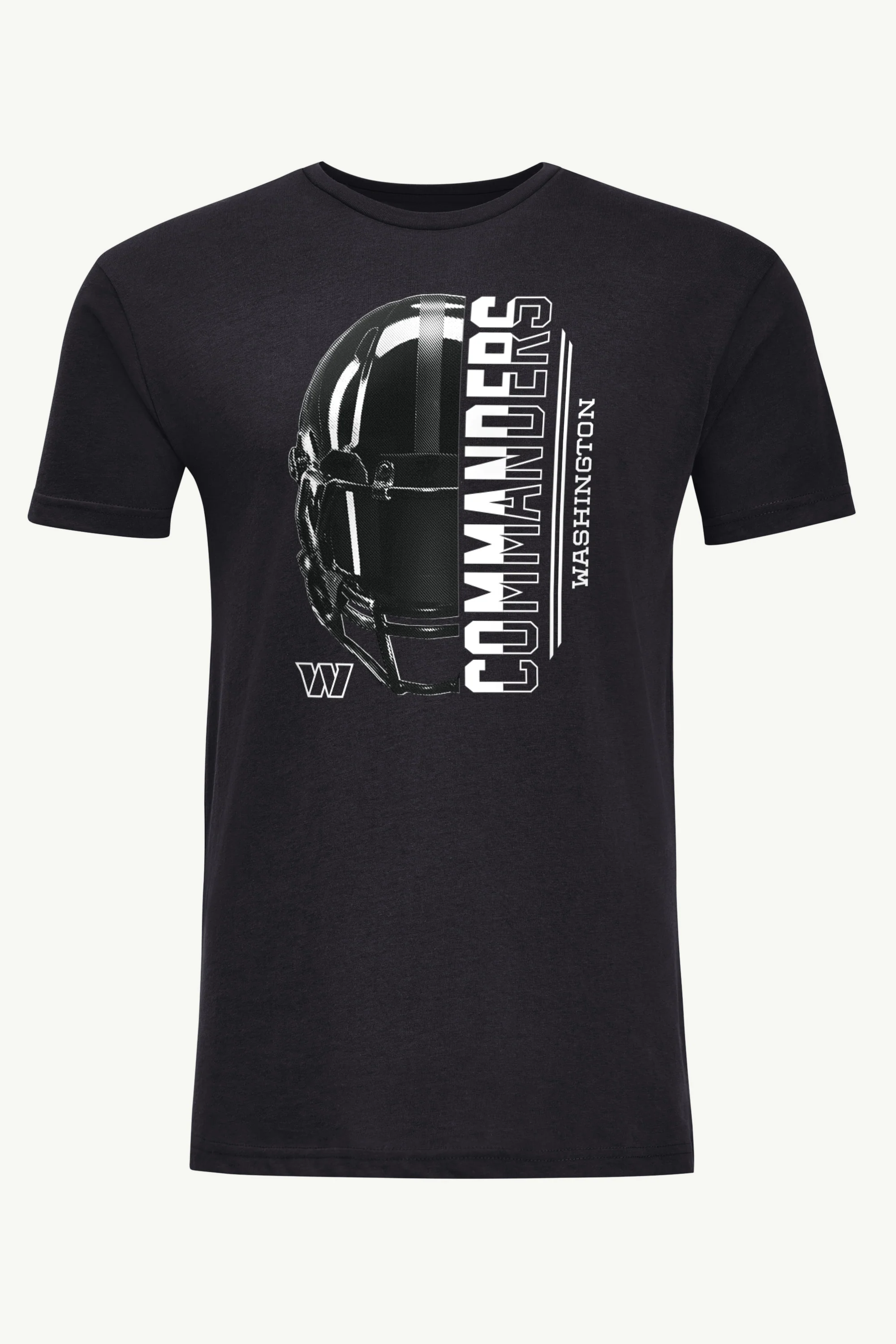 MENS WASHINGTON COMMANDERS HALF HELMET T SHIRT