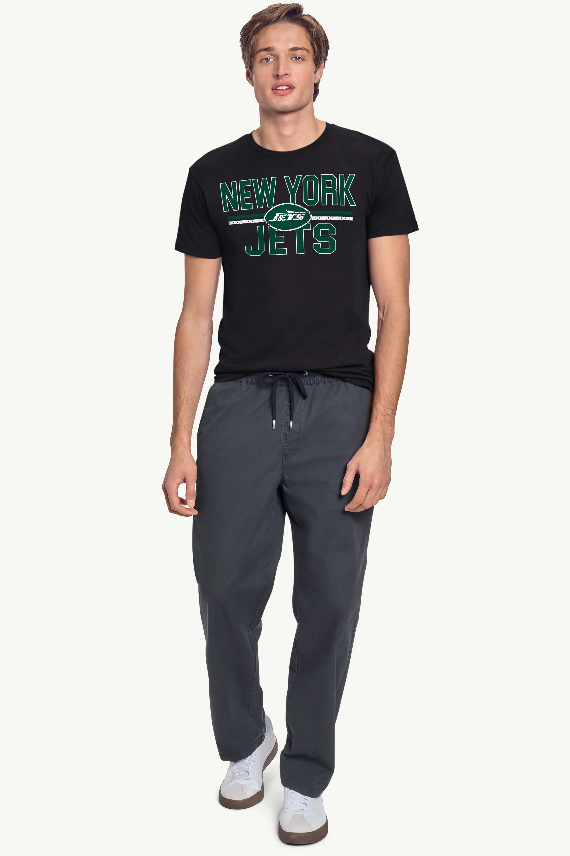 MENS NEW YORK JETS MESH LOOK T SHIRT - Image 3