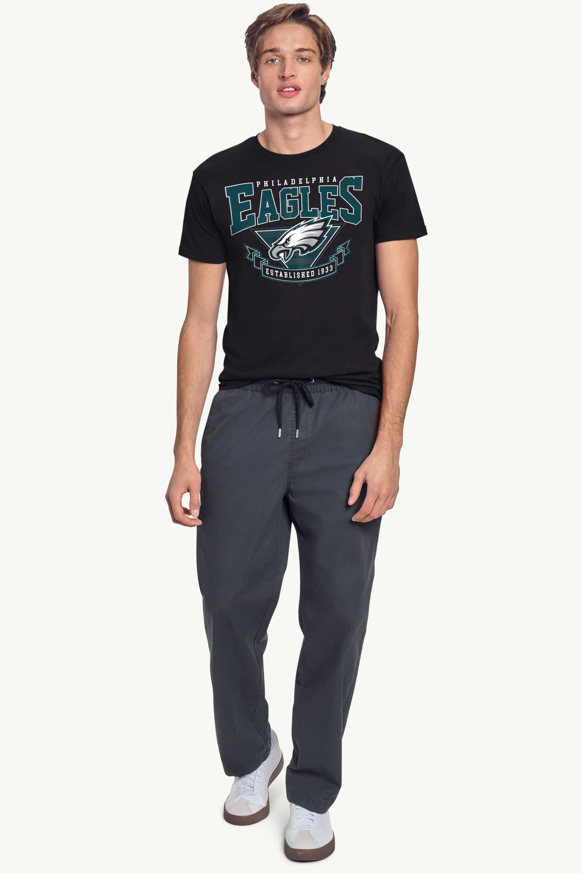 MENS PHILADELPHIA EAGLES 80's INSPIRED T SHIRT - Image 3