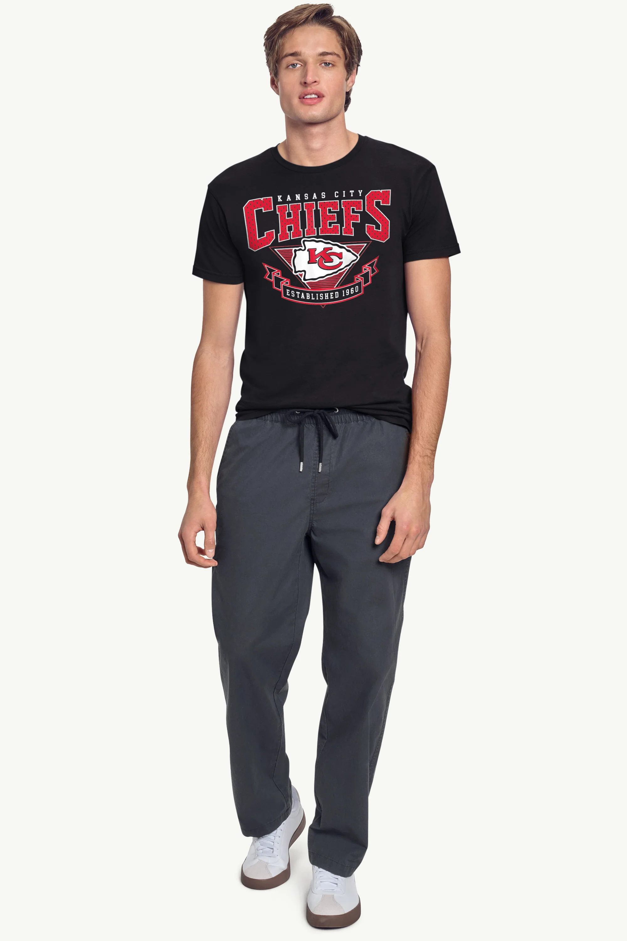 MENS KANSAS CITY CHIEFS 80's INSPIRED T SHIRT - Image 3