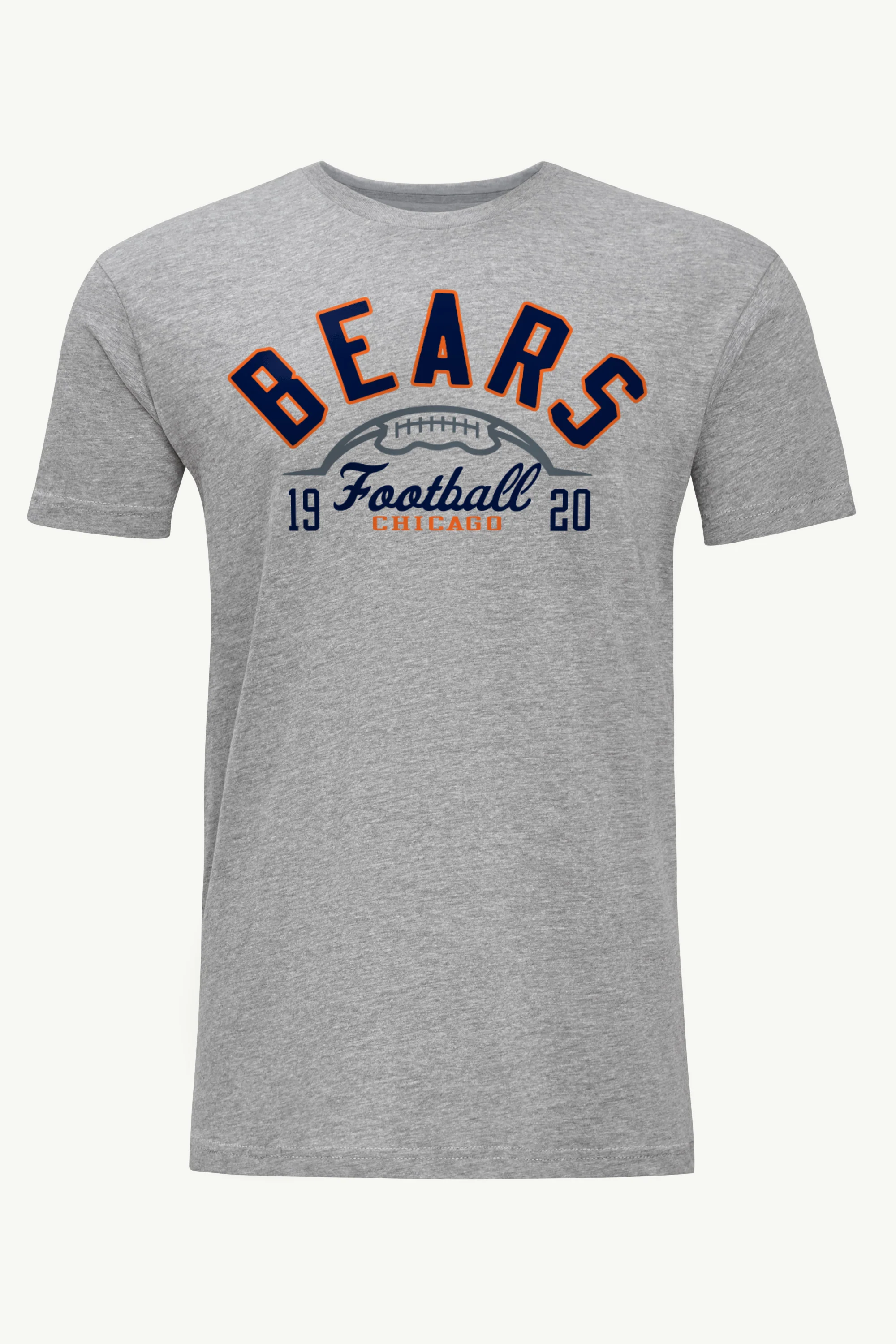 MENS CHICAGO BEARS HALF BALL T SHIRT
