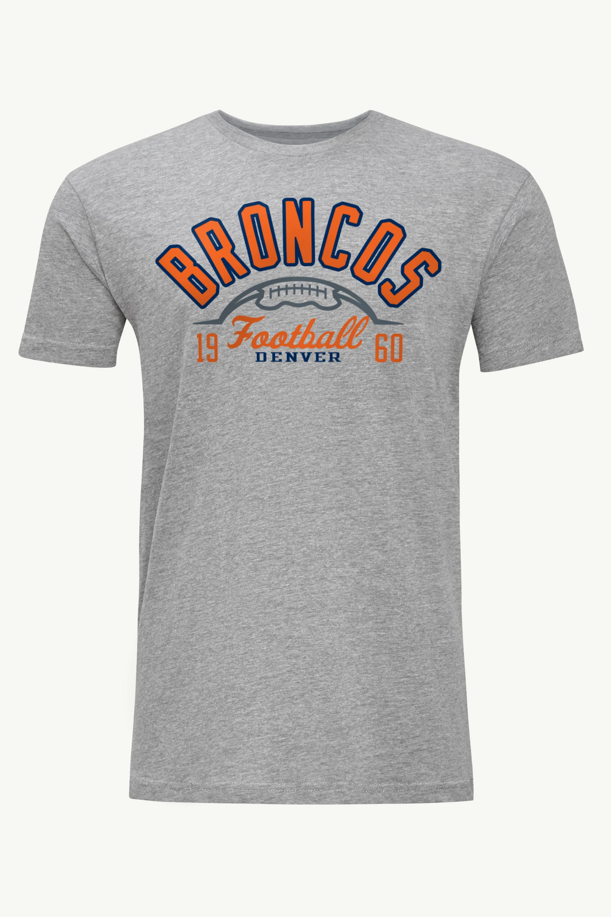 MENS DENVER BRONCOS HALF BALL T SHIRT