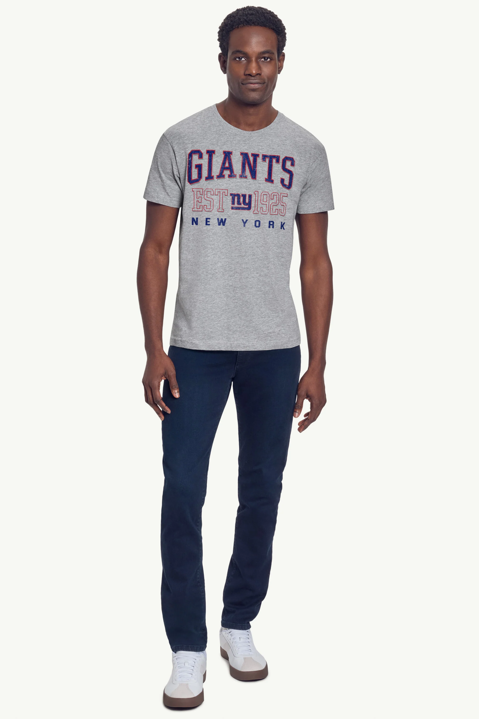 MENS NEW YORK GIANTS RETRO T SHIRT - Image 4