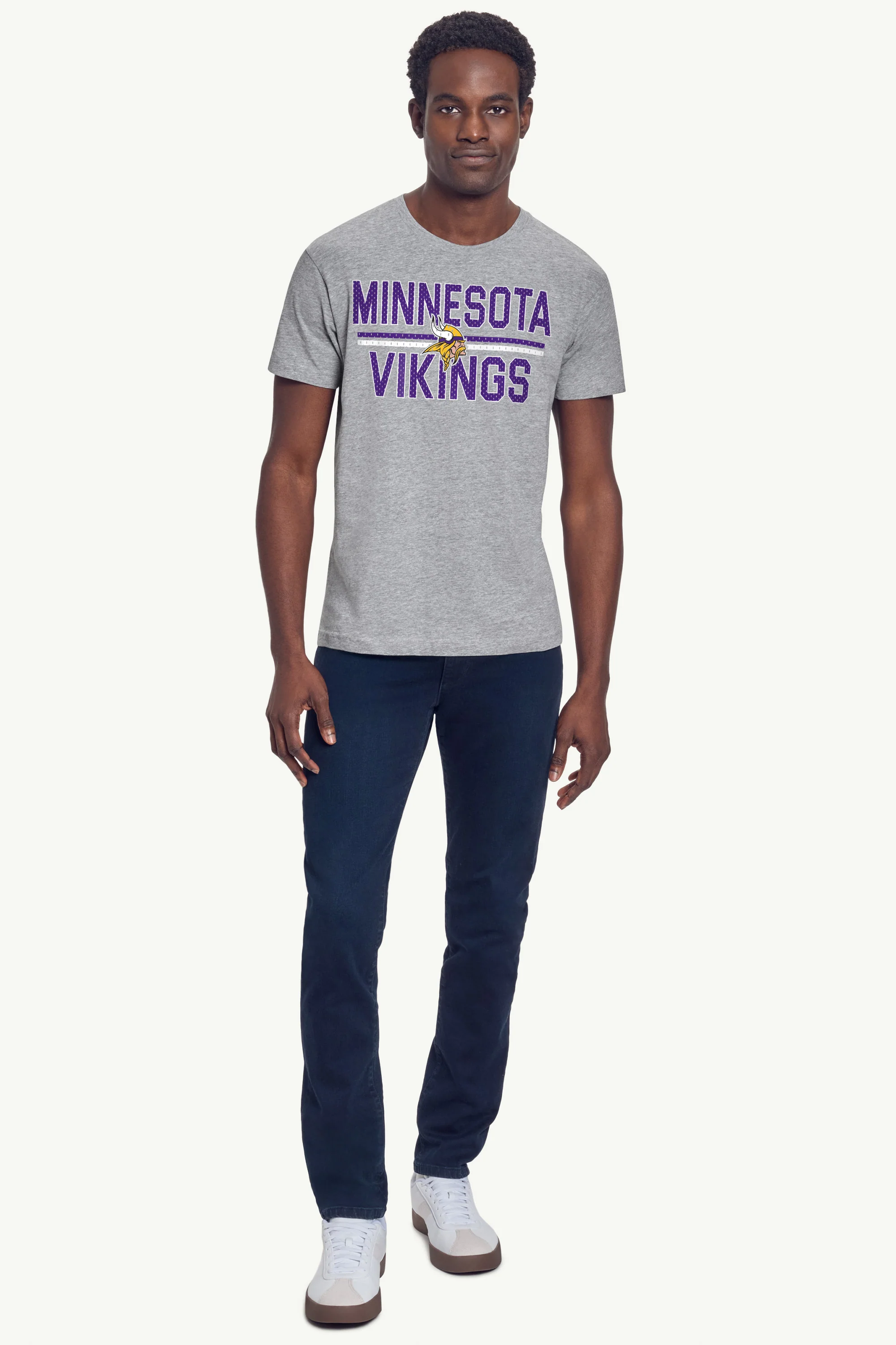 MENS MINNESOTA VIKINGS MESH LOOK T SHIRT - Image 3
