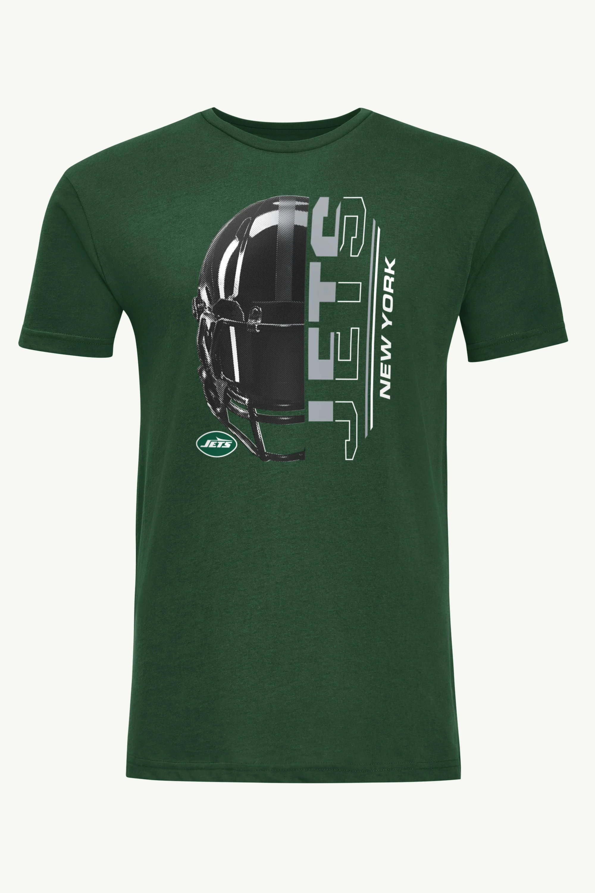 MENS NEW YORK JETS HALF HELMET T SHIRT