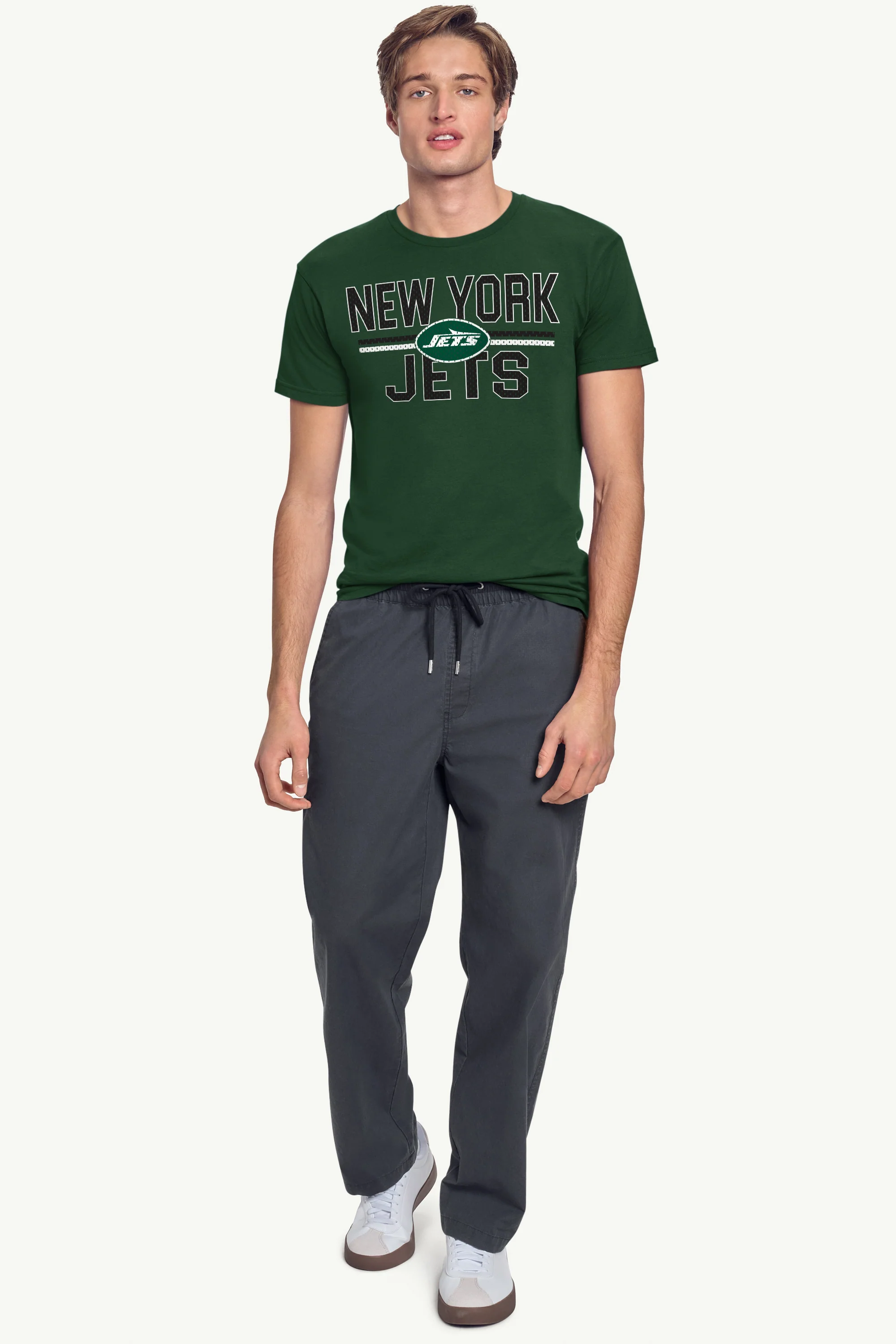 MENS NEW YORK JETS MESH LOOK T SHIRT - Image 3