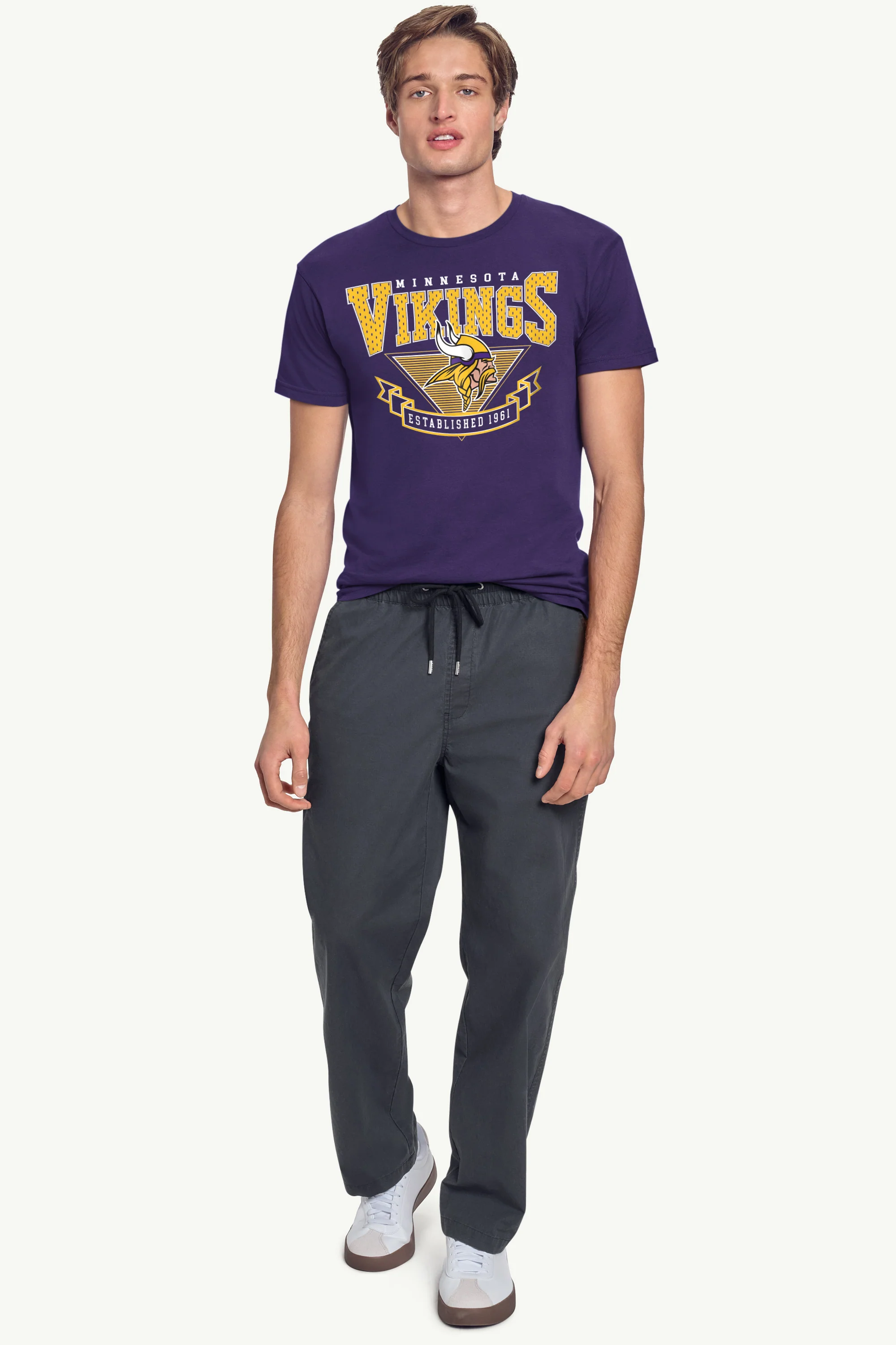 MENS MINNESOTA VIKINGS 80's INSPIRED T SHIRT - Image 3