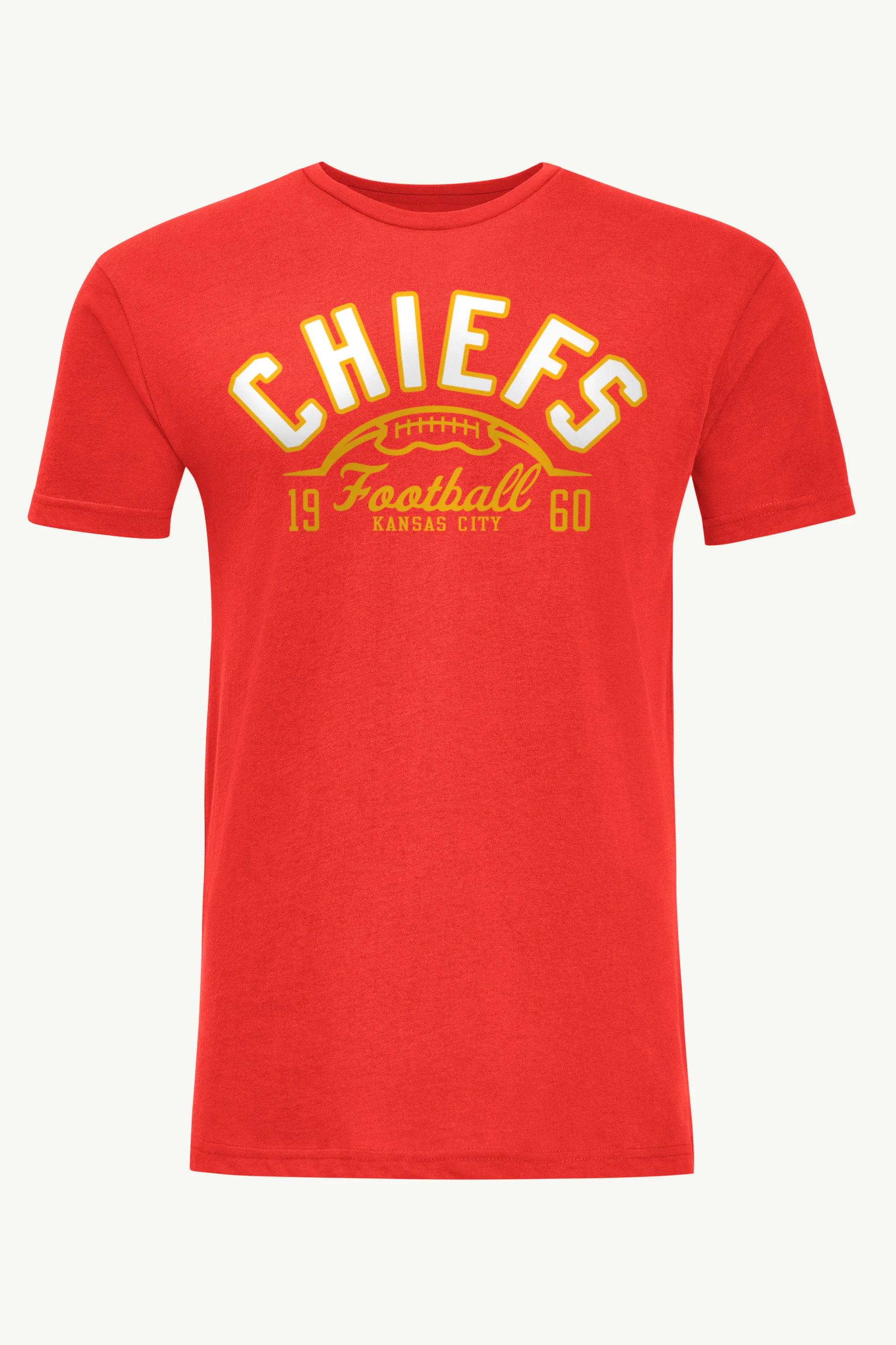 MENS KANSAS CITY CHIEFS HALF BALL T SHIRT