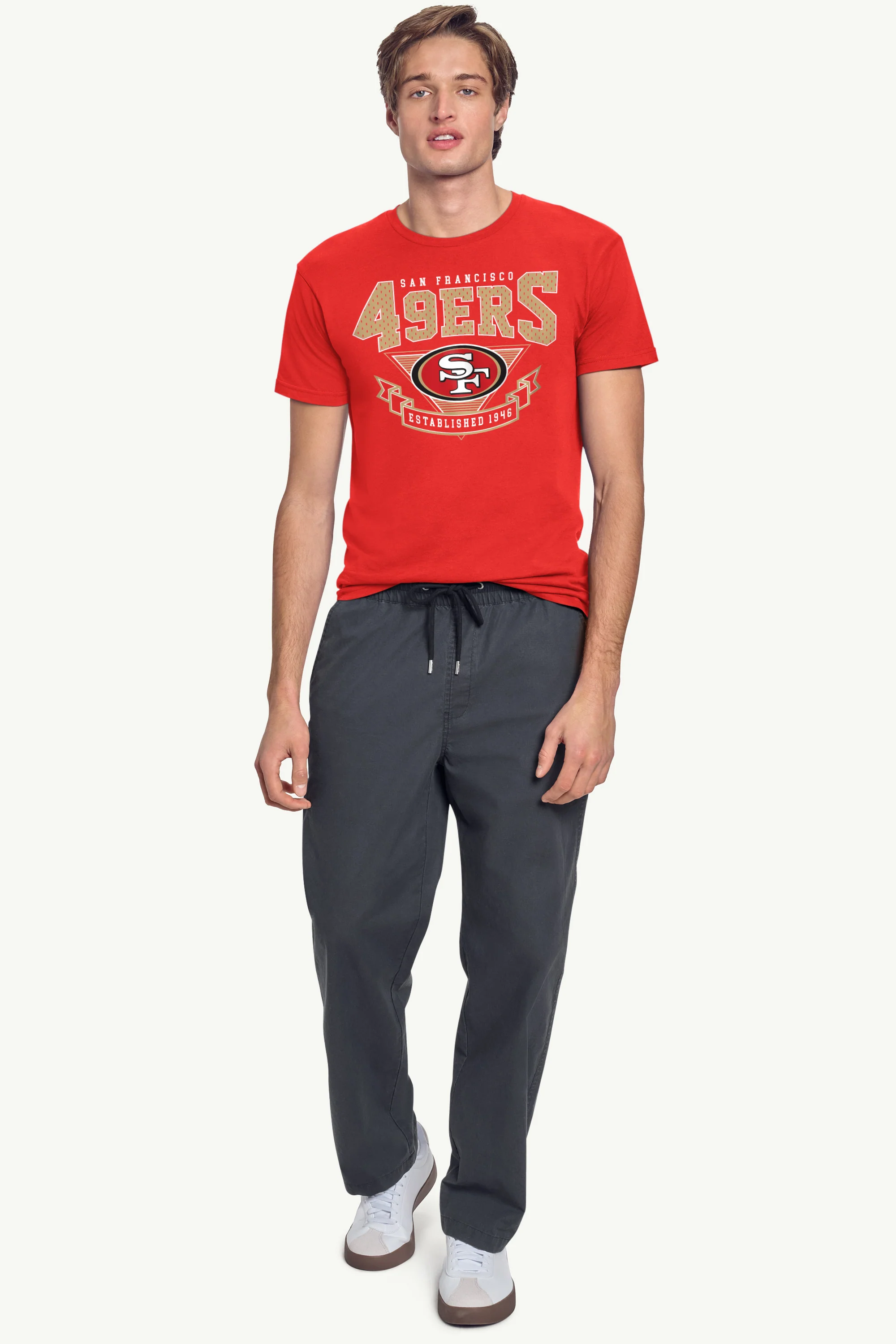 MENS SAN FRANCISCO 49ERS 80's INSPIRED T SHIRT - Image 3