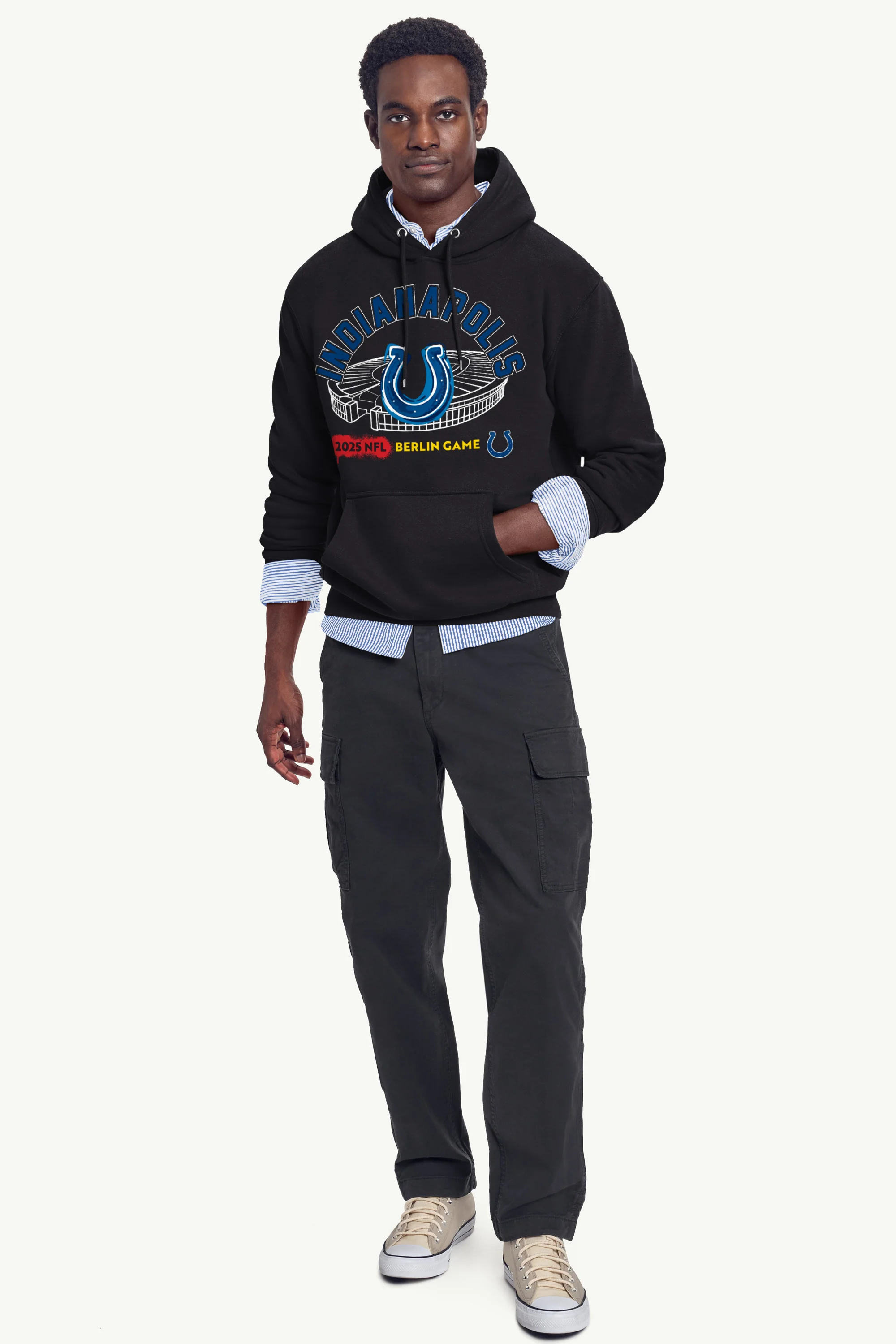 MENS INDIANAPOLIS COLTS OLYMPIA STADIUM HOODIE - Image 3