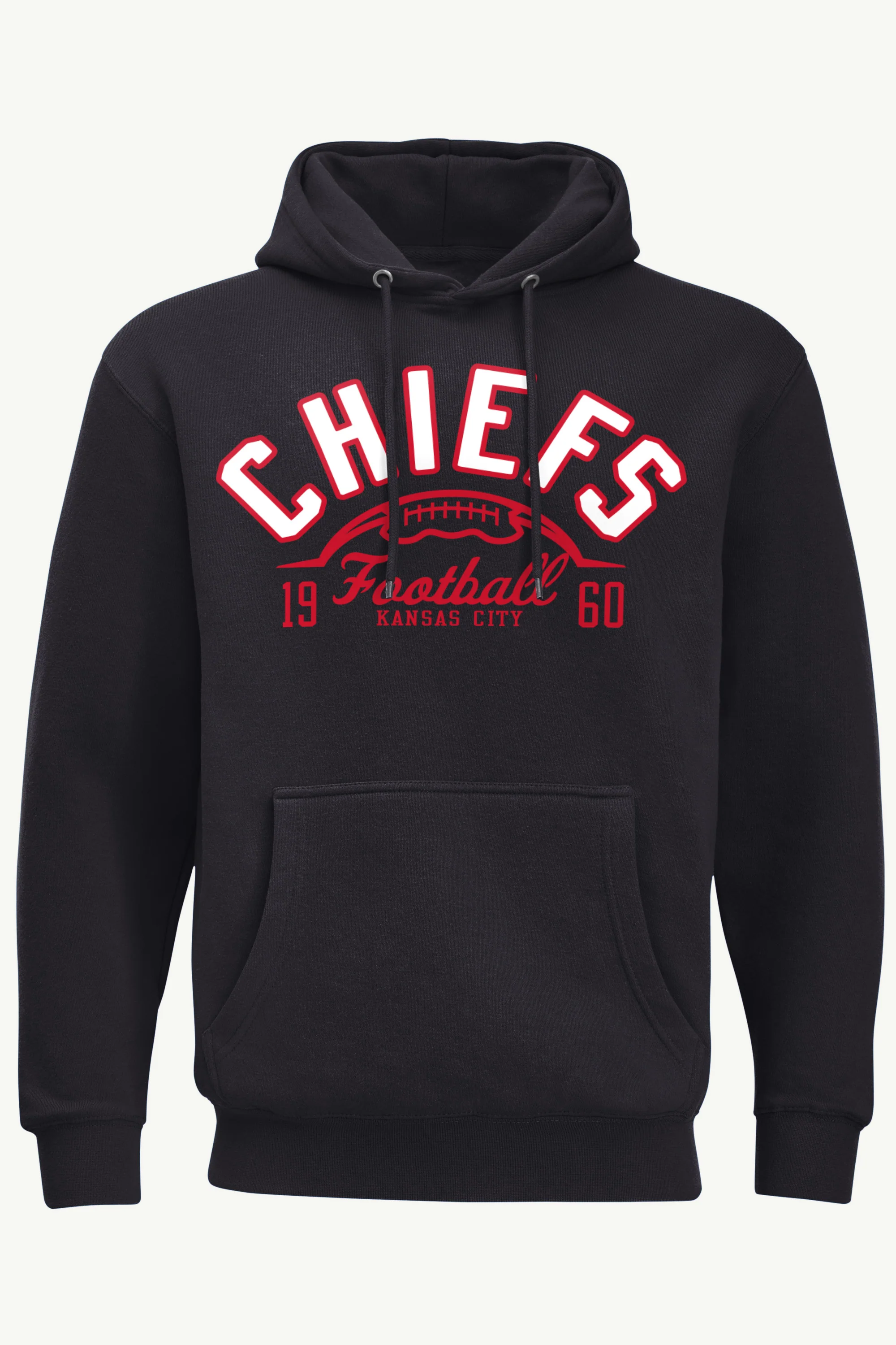 MENS KANSAS CITY CHIEFS HALF BALL HOODIE