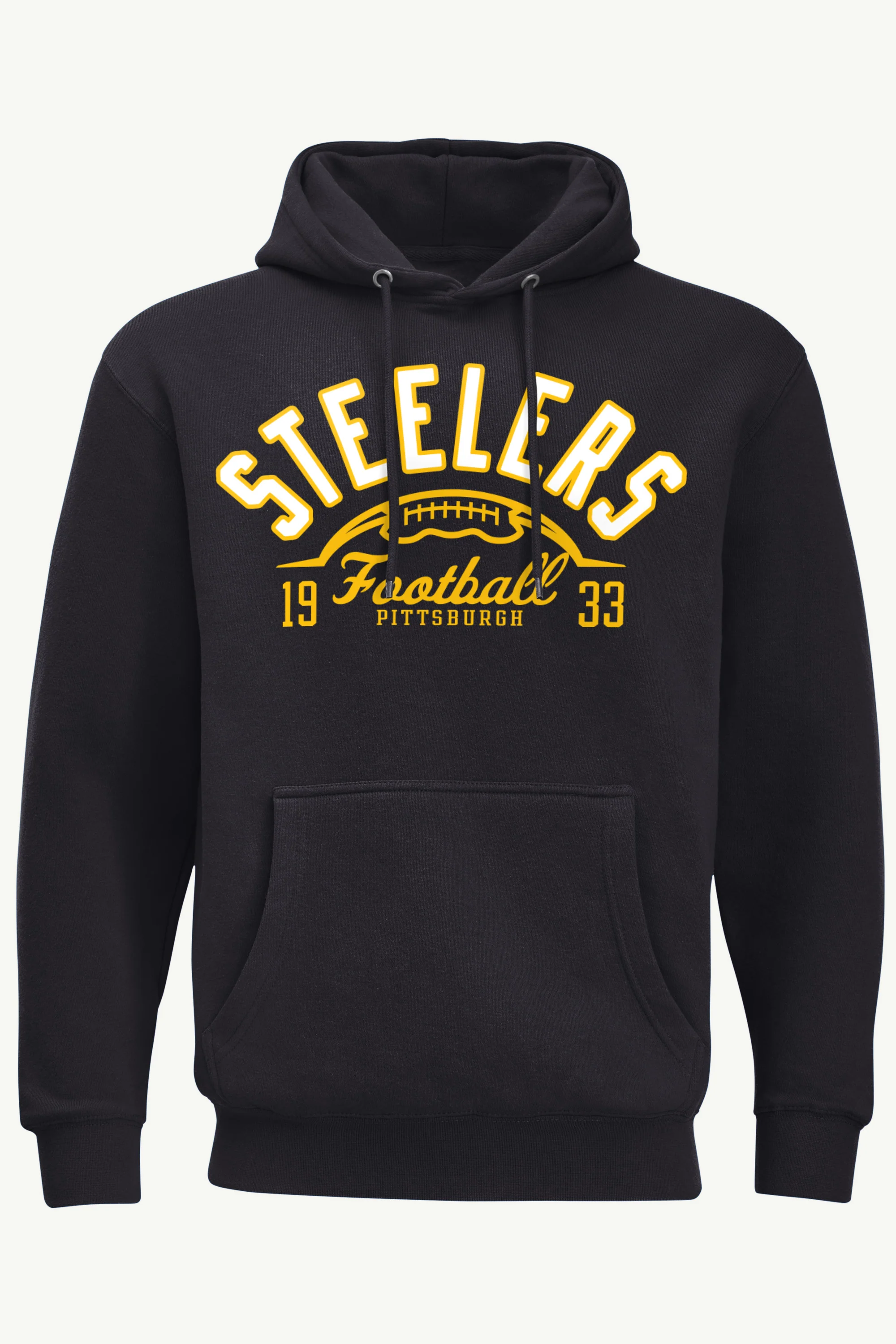 MENS PITTSBURGH STEELERS HALF BALL HOODIE