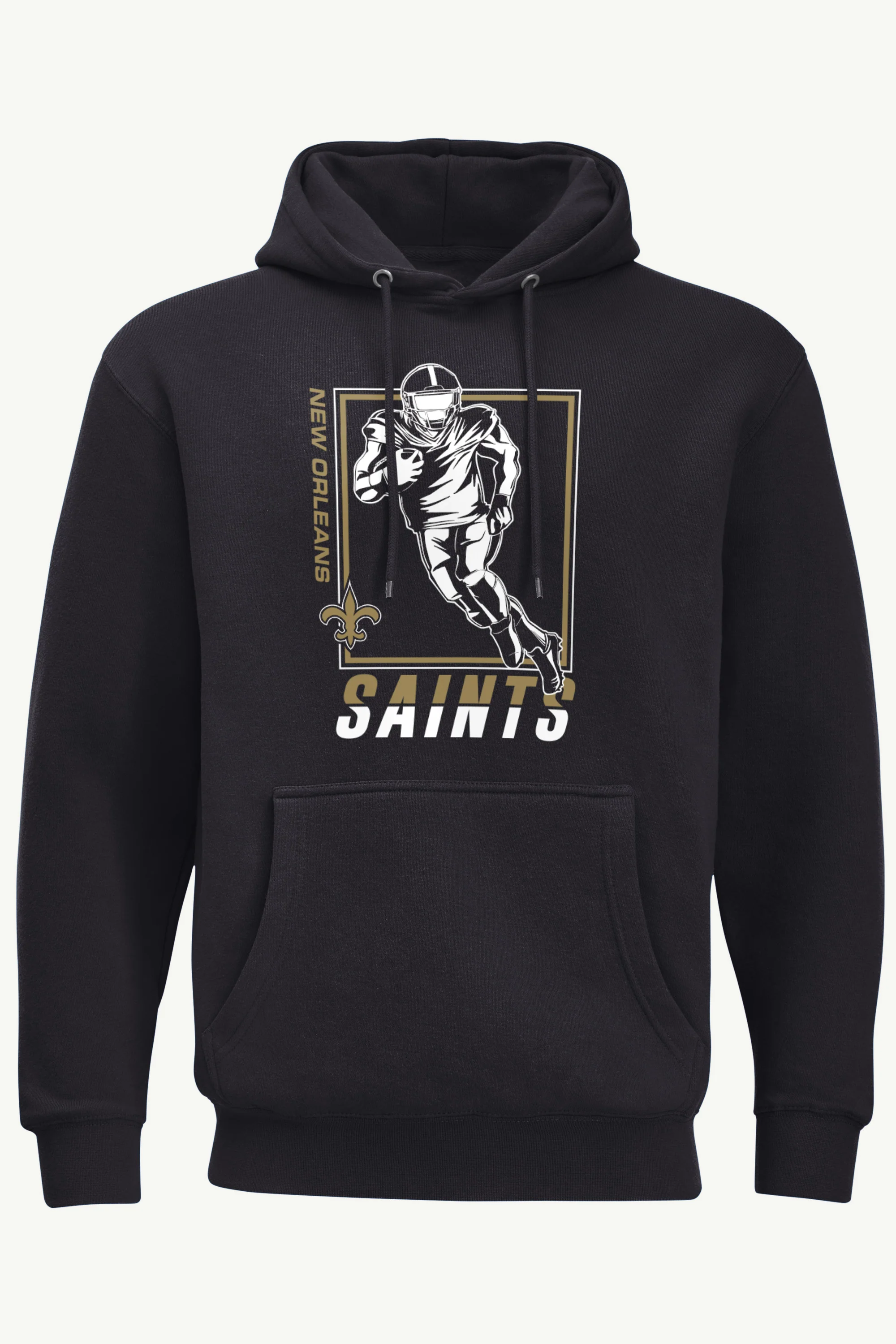 MENS NEW ORLEANS SAINTS PLAYER GRID HOODIE