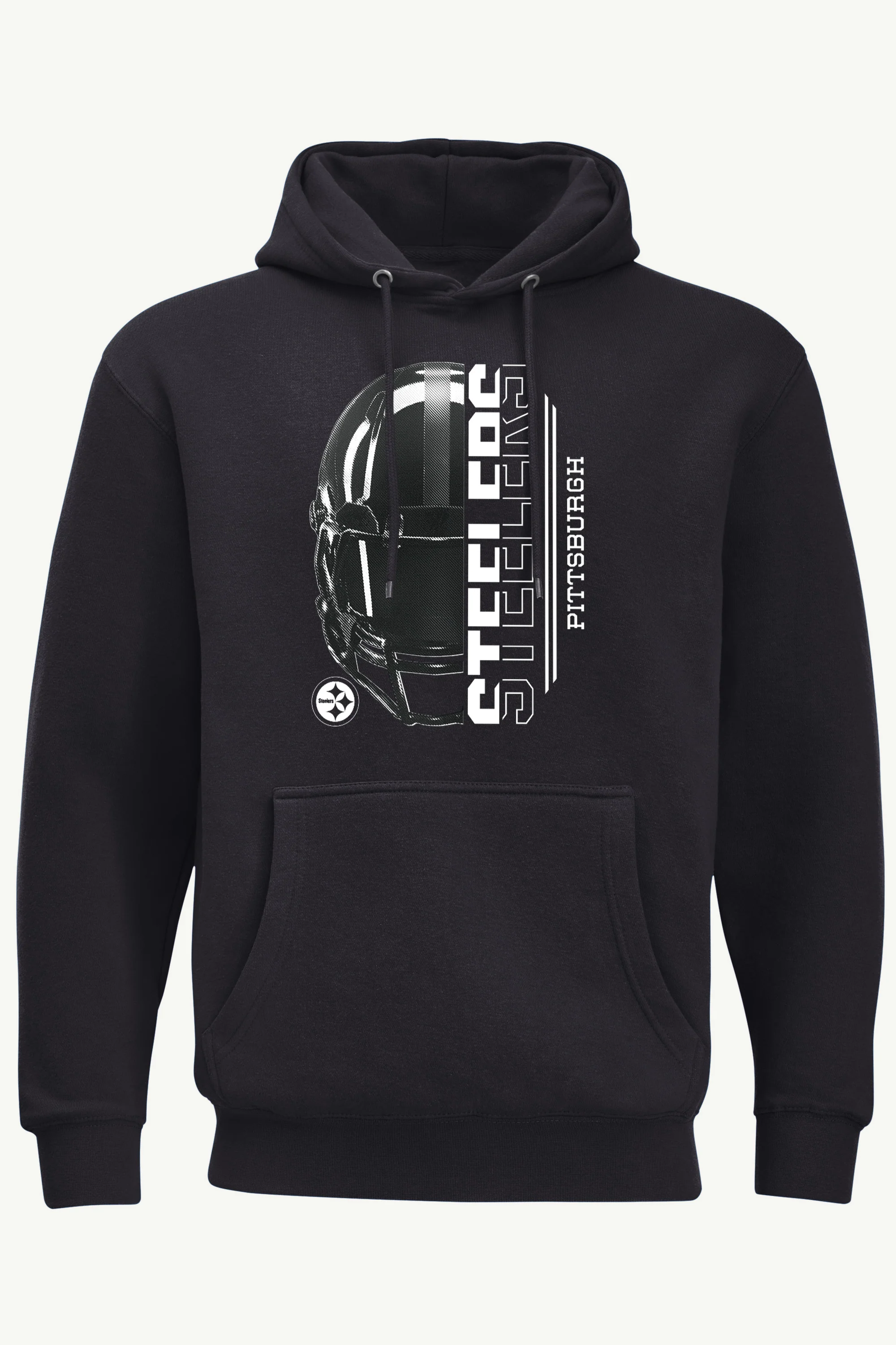 MENS PITTSBURGH STEELERS HALF HELMET HOODIE
