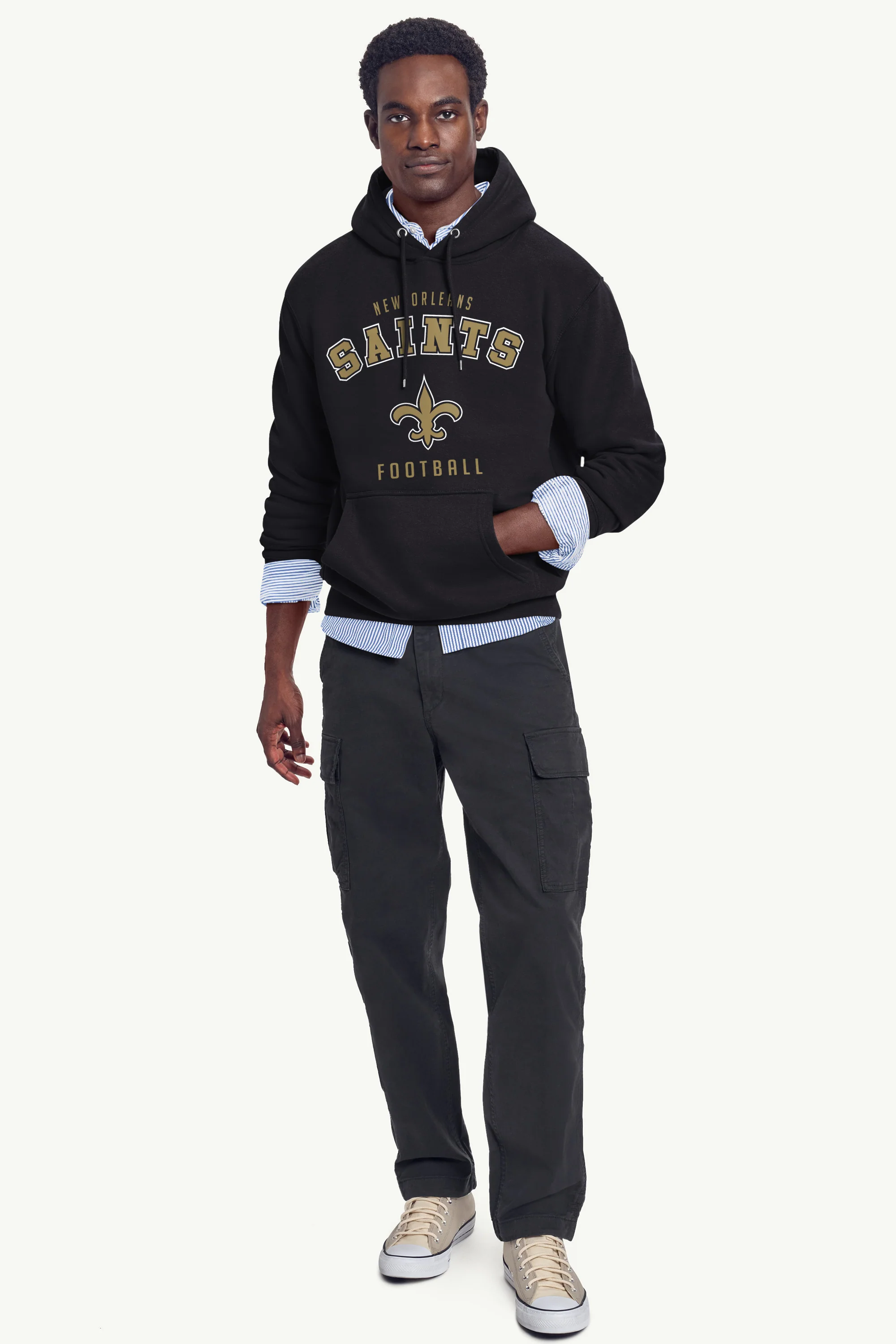 MENS NEW ORLEANS SAINTS HOODIE - Image 3