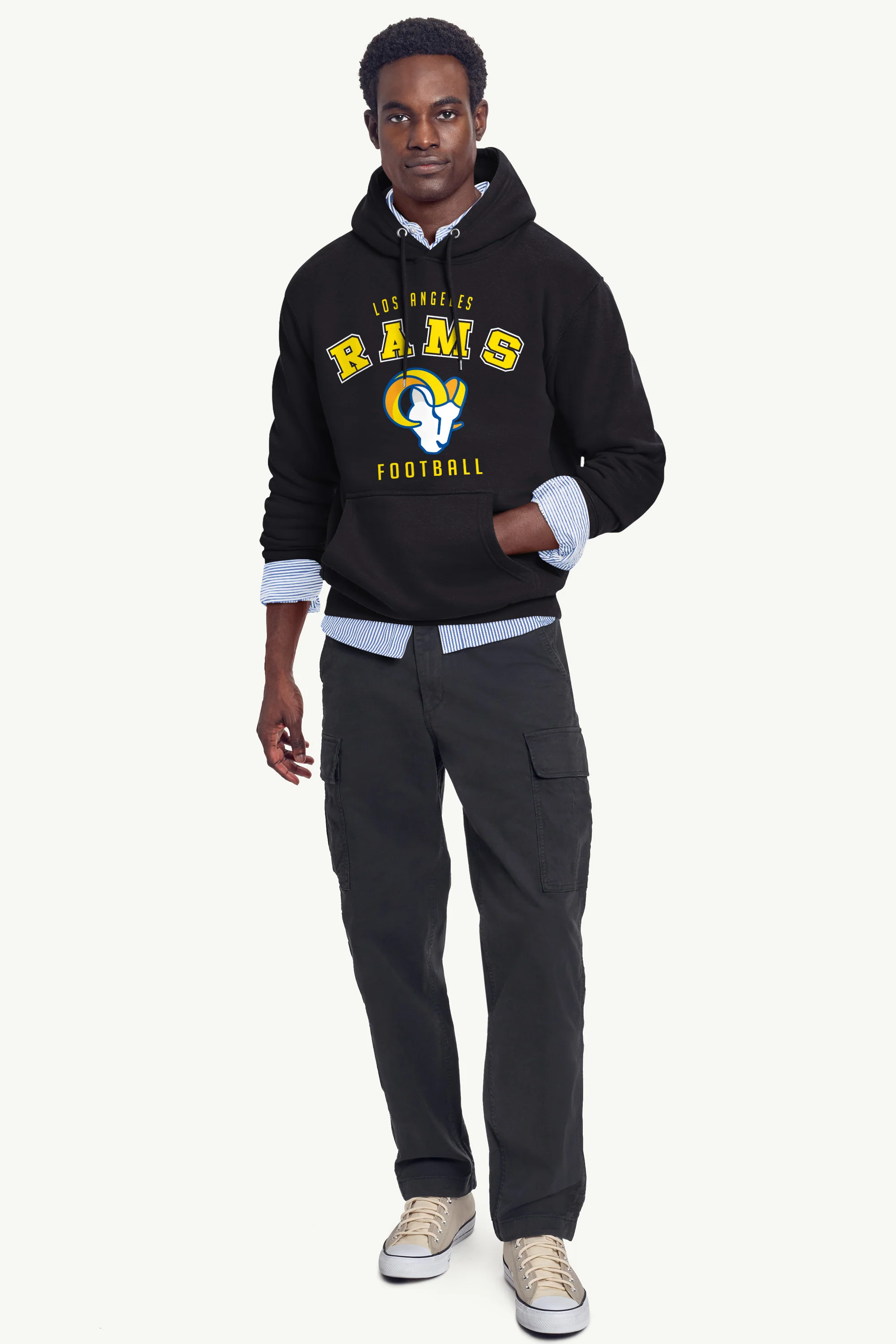 MENS LOS ANGELES RAMS HOODIE - Image 3