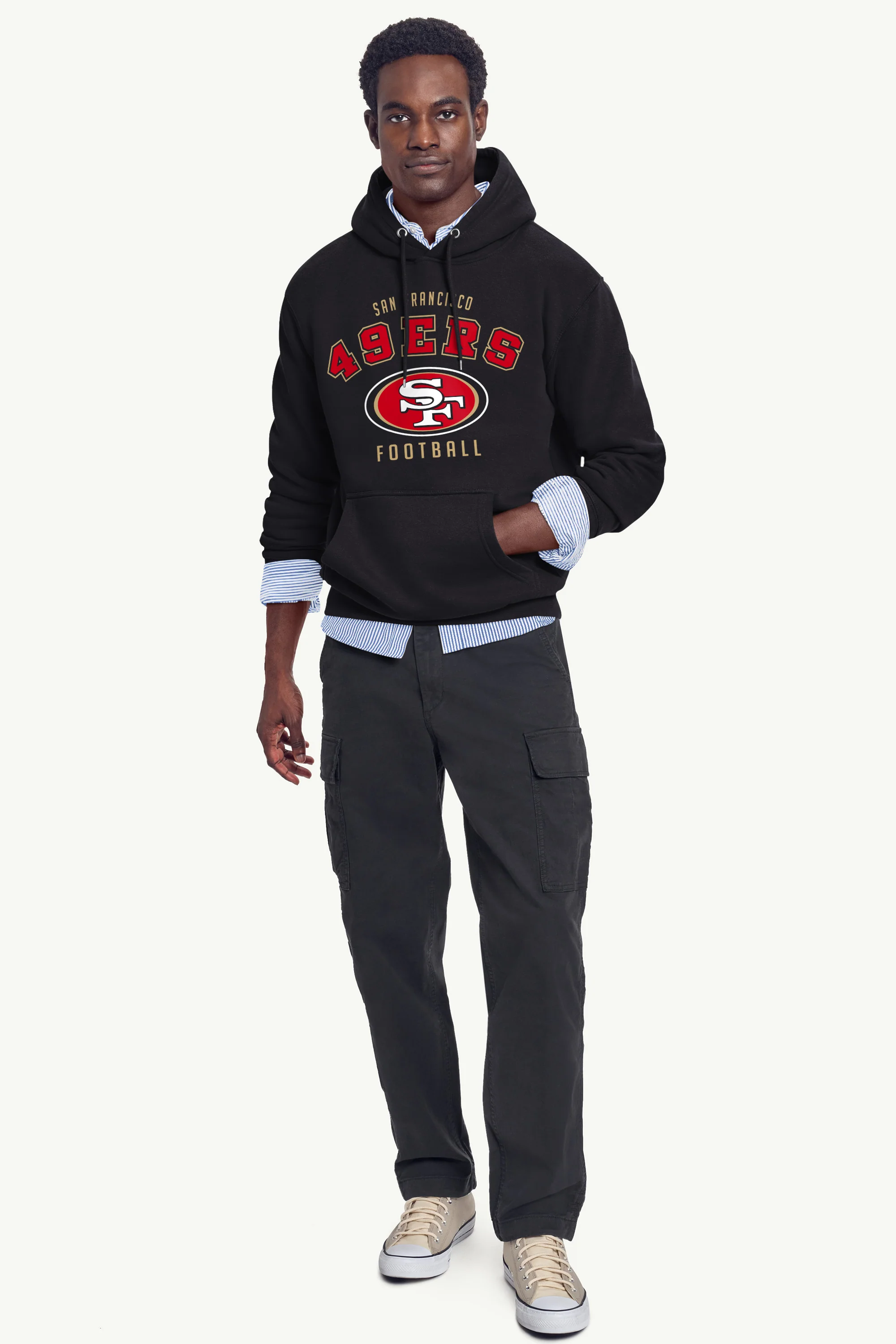 MENS SAN FRANCISCO 49ERs HOODIE - Image 3