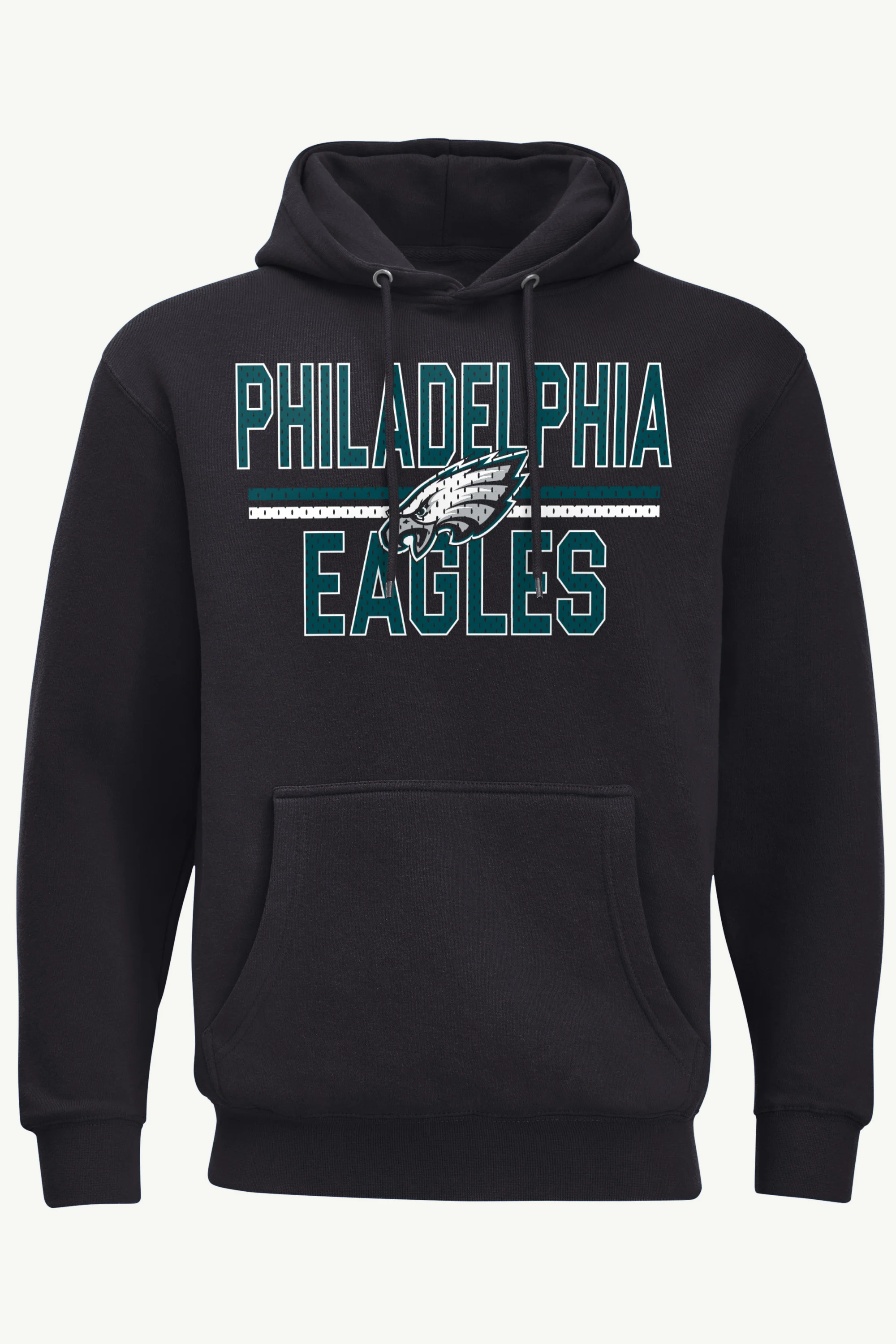 MENS PHILADELPHIA EAGLES MESH LOOK HOODIE