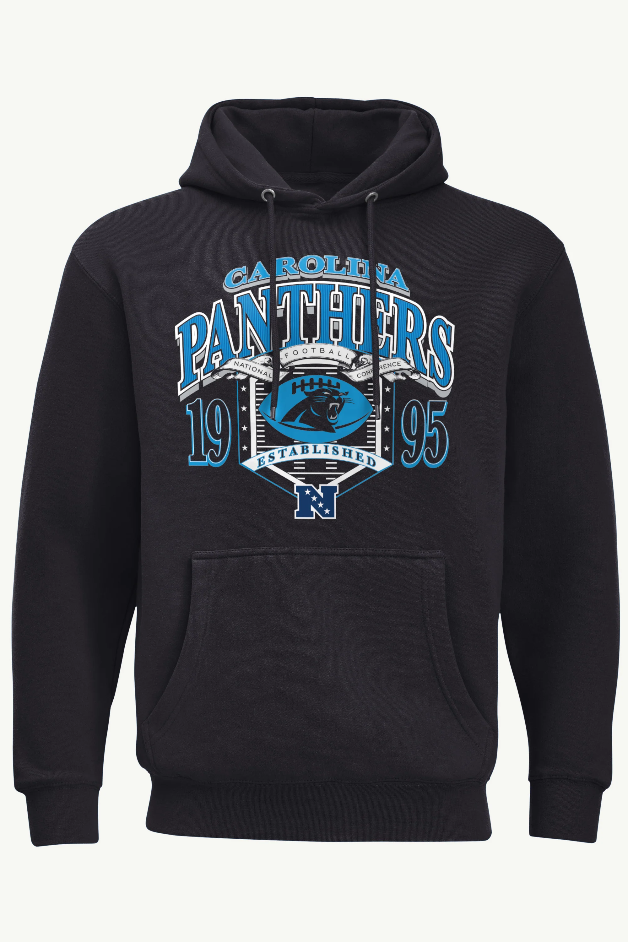 MENS CAROLINA PANTHERS 80s INSPIRED FIELD HOODIE
