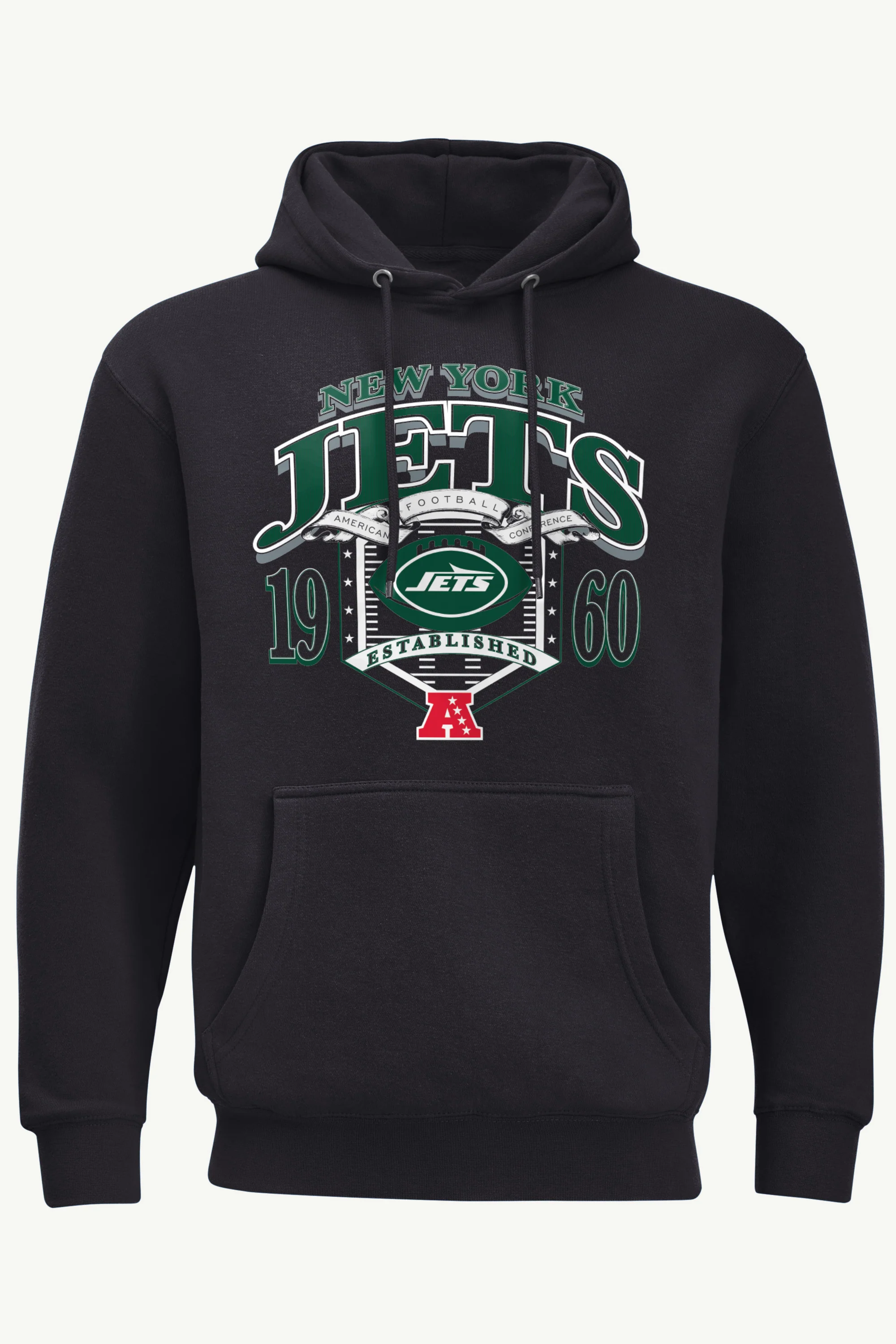 MENS NEW YORK JETS 80s INSPIR INSPIRED FIELD HOODIE