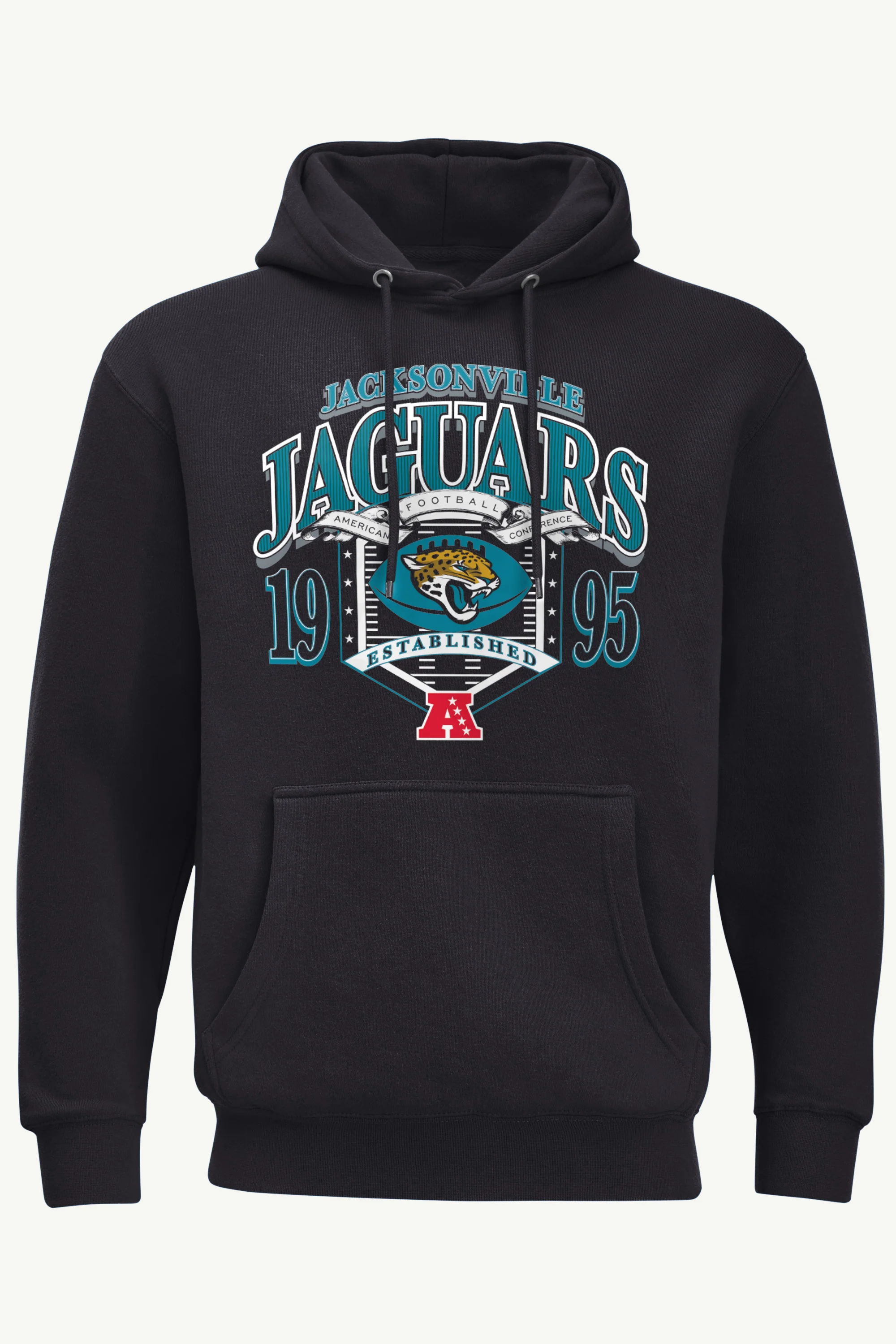 MENS JACKSONVILLE JAGUARS 80s INSPIRED FIELD HOODIE