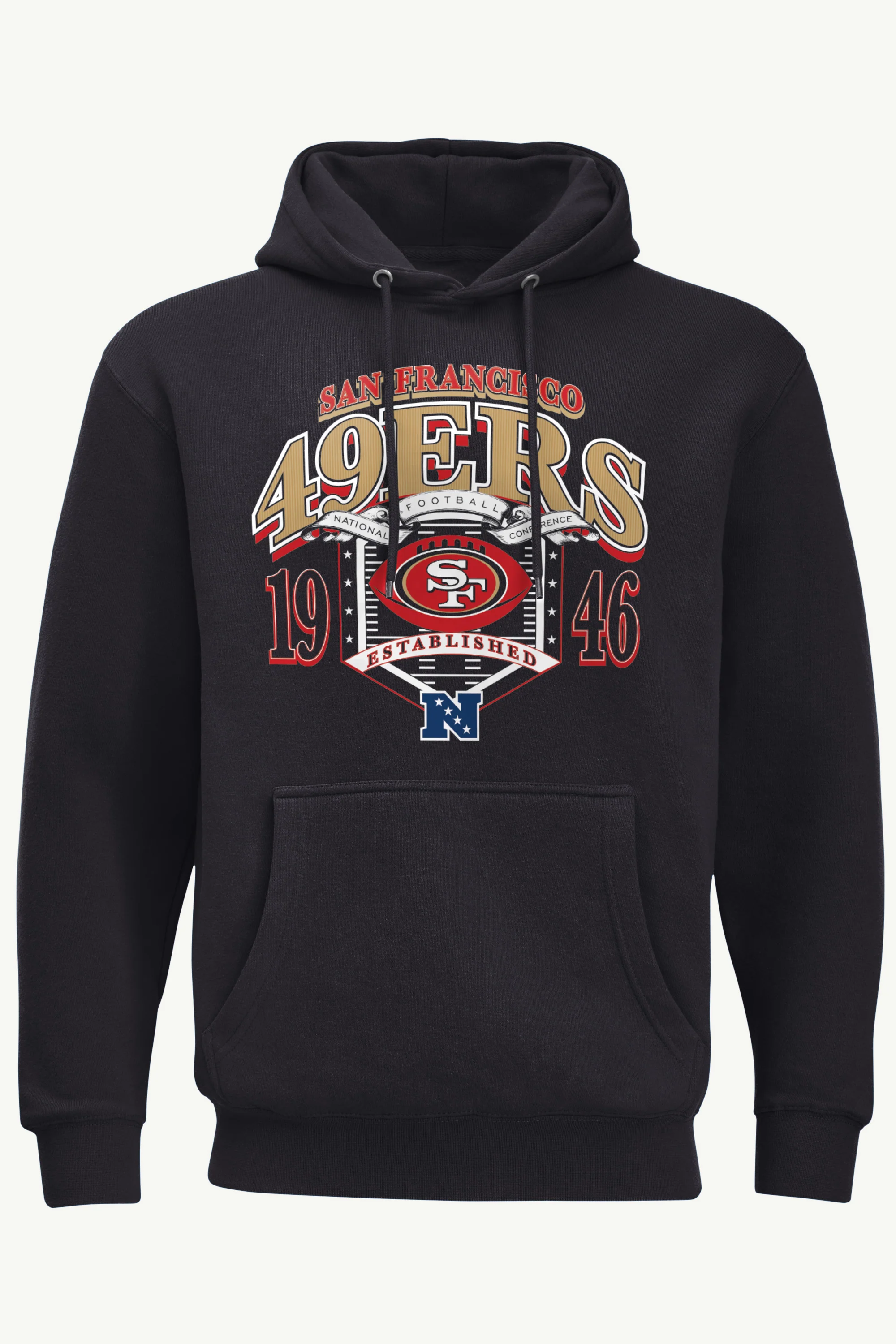 MENS SAN FRANCISCO 49ERs 80s INSPIRED FIELD HOODIE