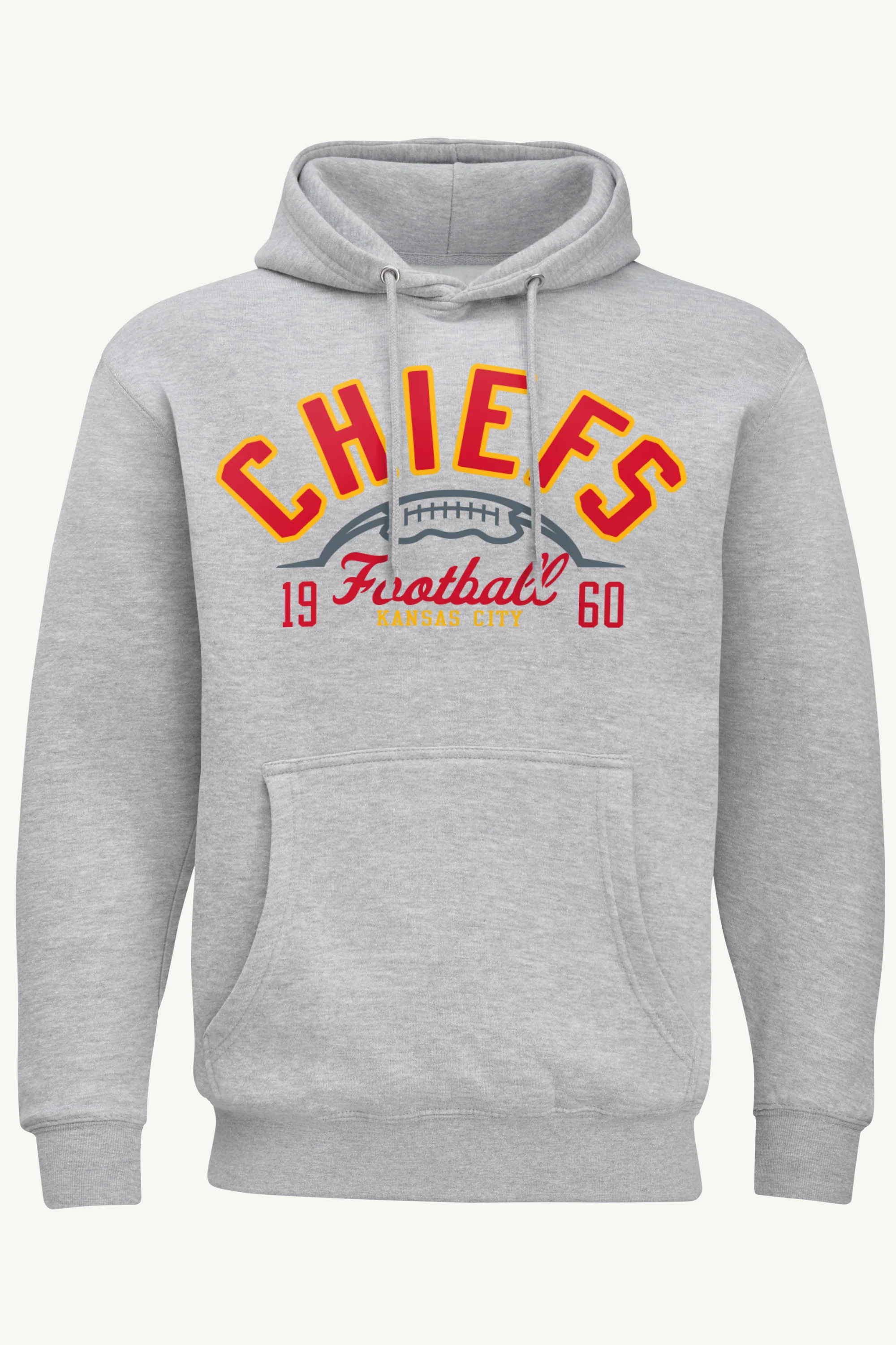 MENS KANSAS CITY CHIEFS HALF BALL HOODIE