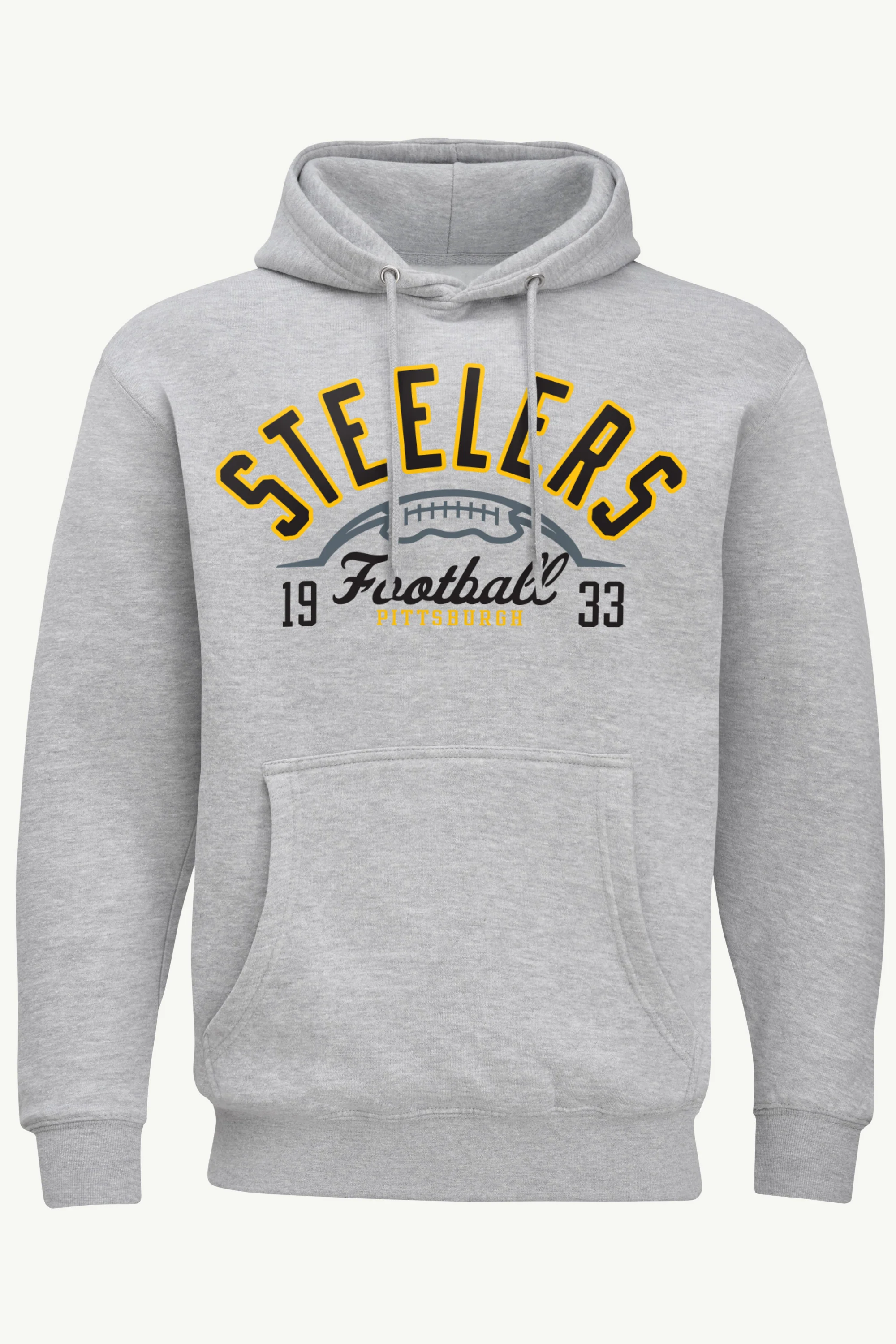 MENS PITTSBURGH STEELERS HALF BALL HOODIE