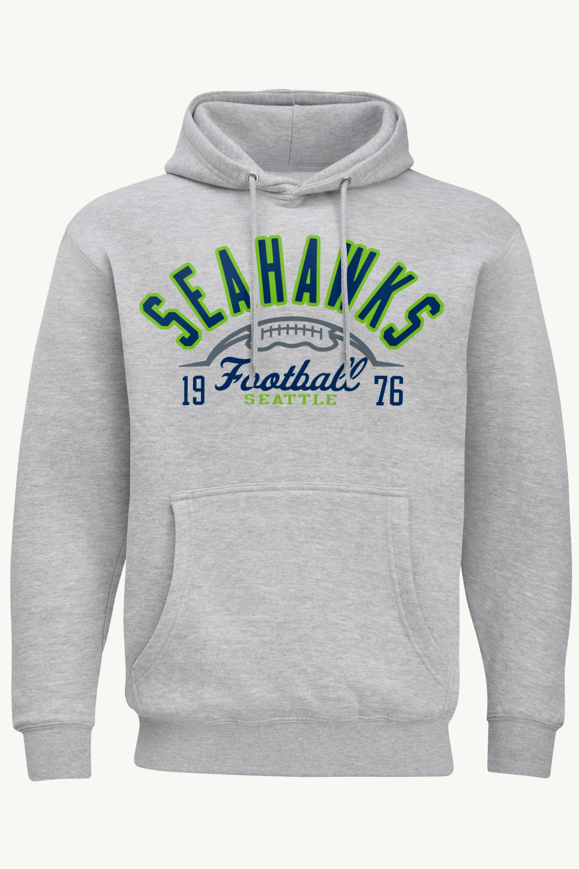 MENS SEATTLE SEAHAWKS HALF BALL HOODIE