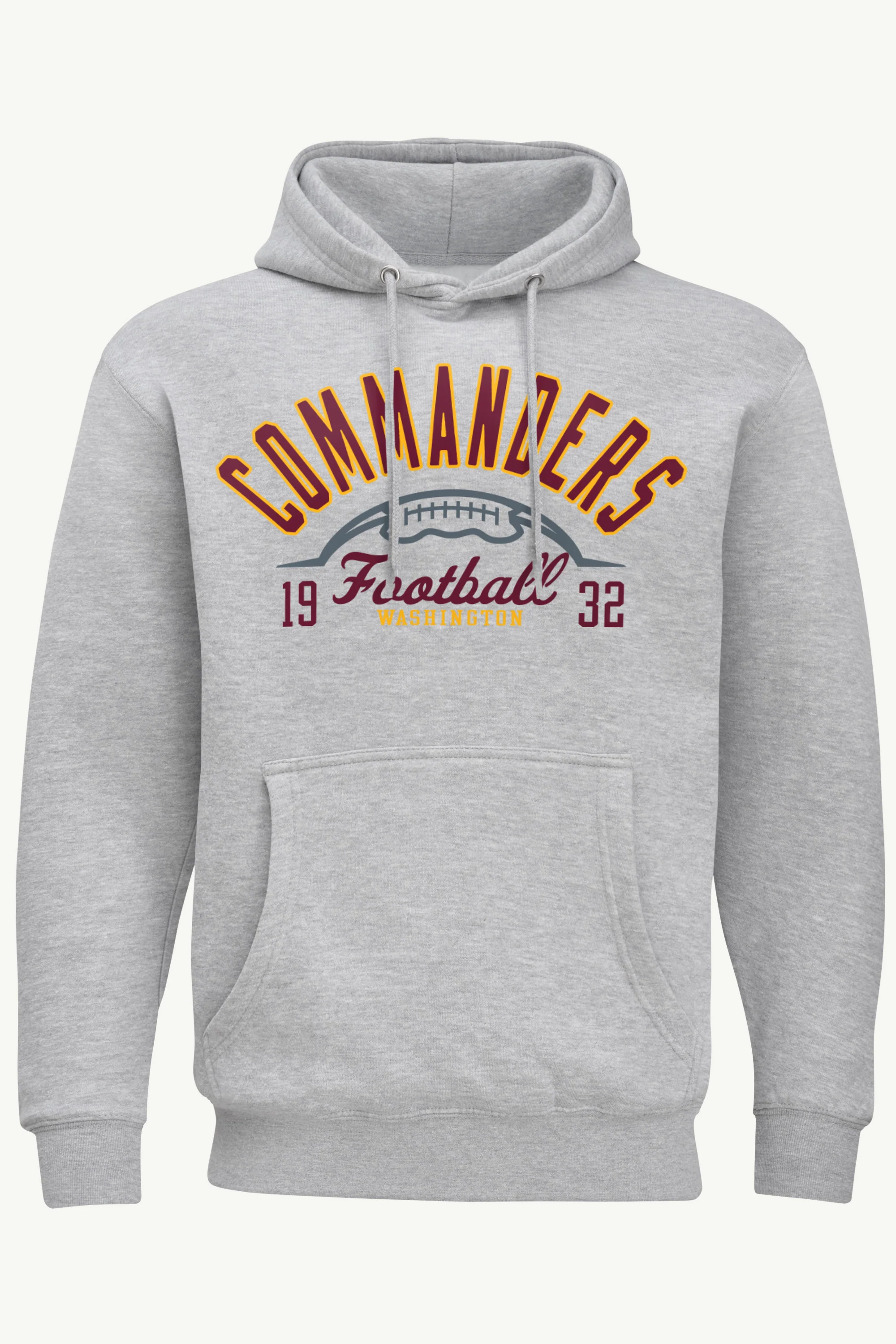 MENS WASHINGTON COMMANDERS HALF BALL HOODIE