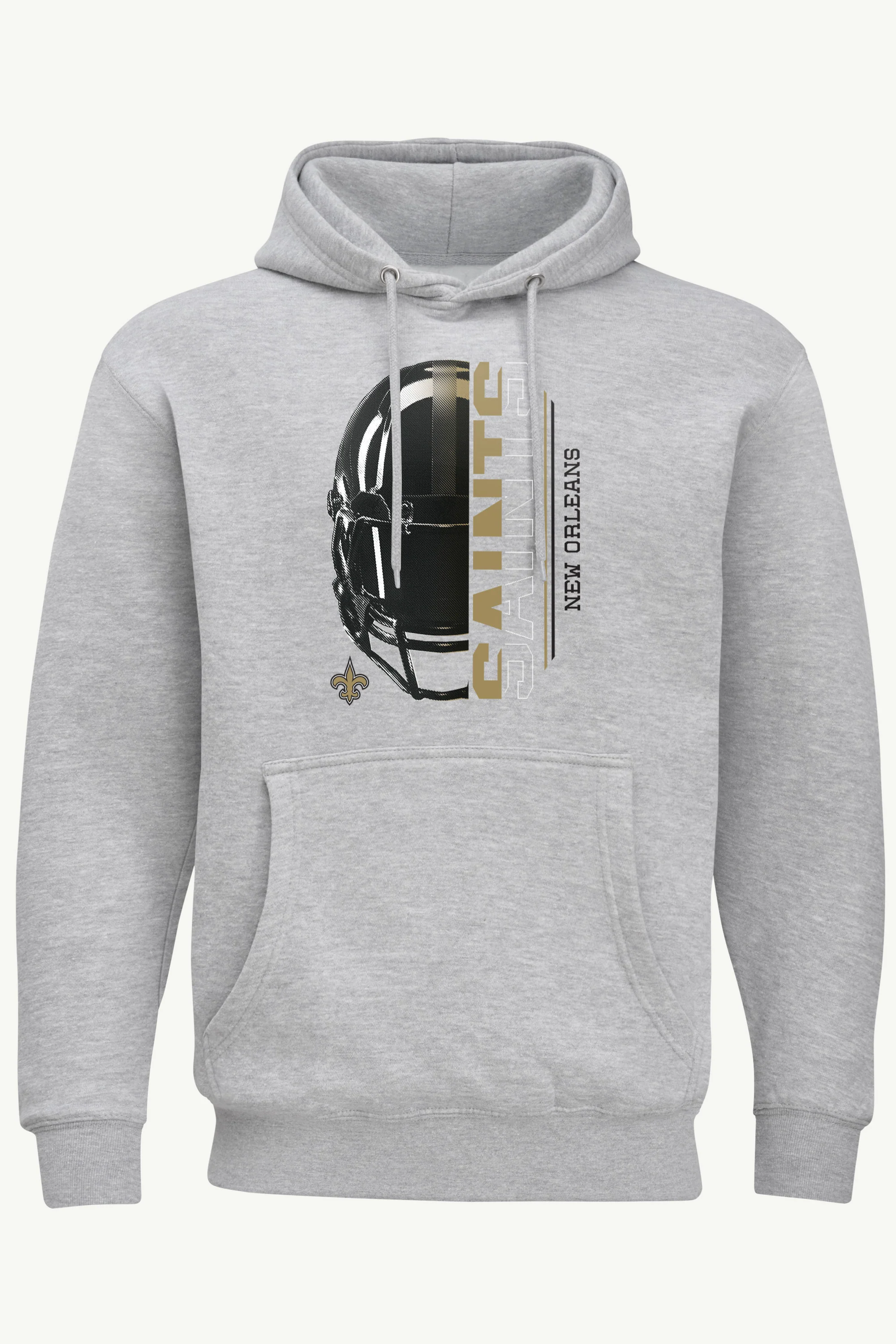 MENS NEW ORLEANS SAINTS HALF HELMET HOODIE