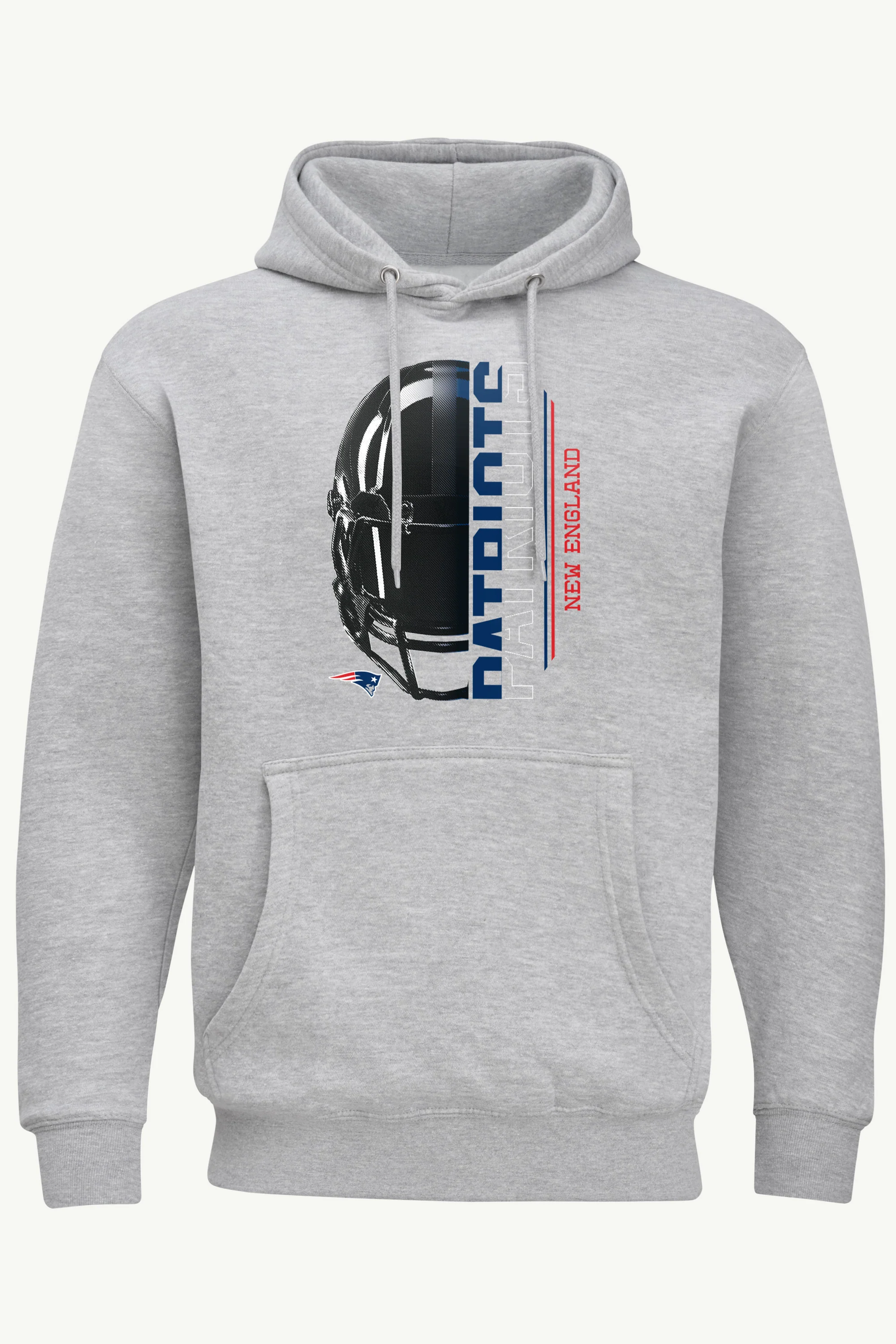 MENS NEW ENGLAND PATRIOTS HALF HELMET HOODIE