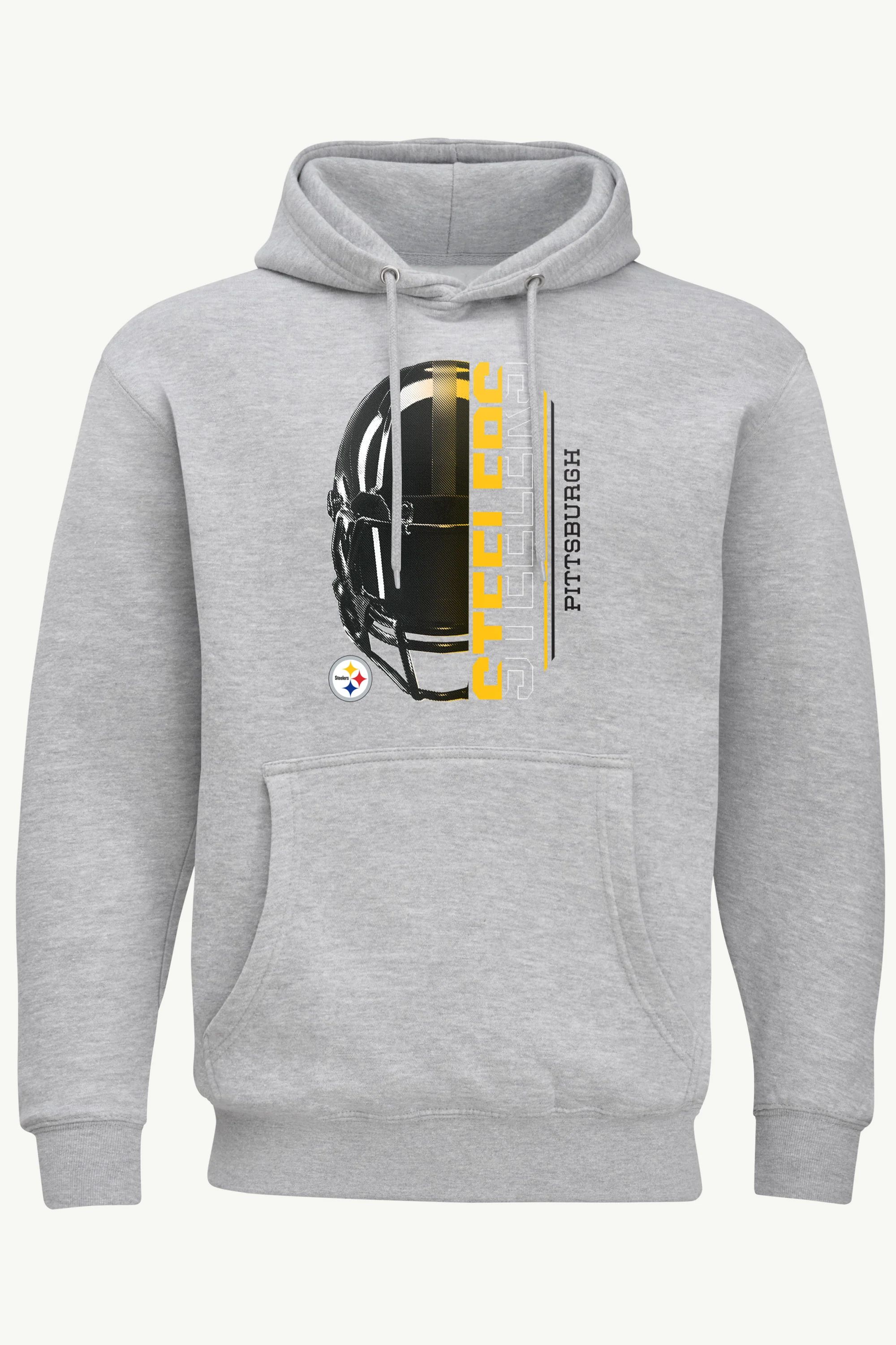 MENS PITTSBURGH STEELERS HALF HELMET HOODIE